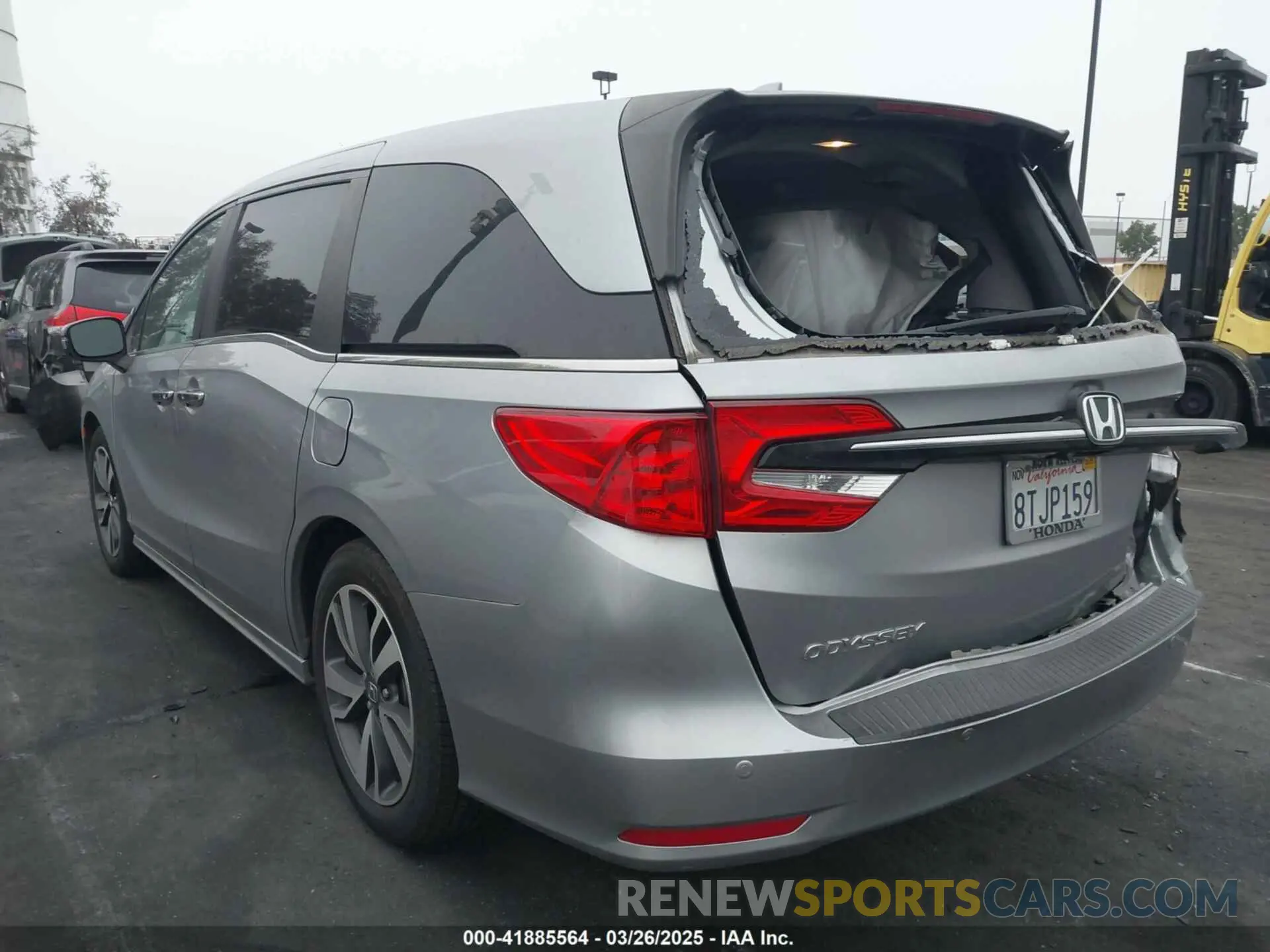3 Photograph of a damaged car 5FNRL6H88MB000217 HONDA ODYSSEY 2021