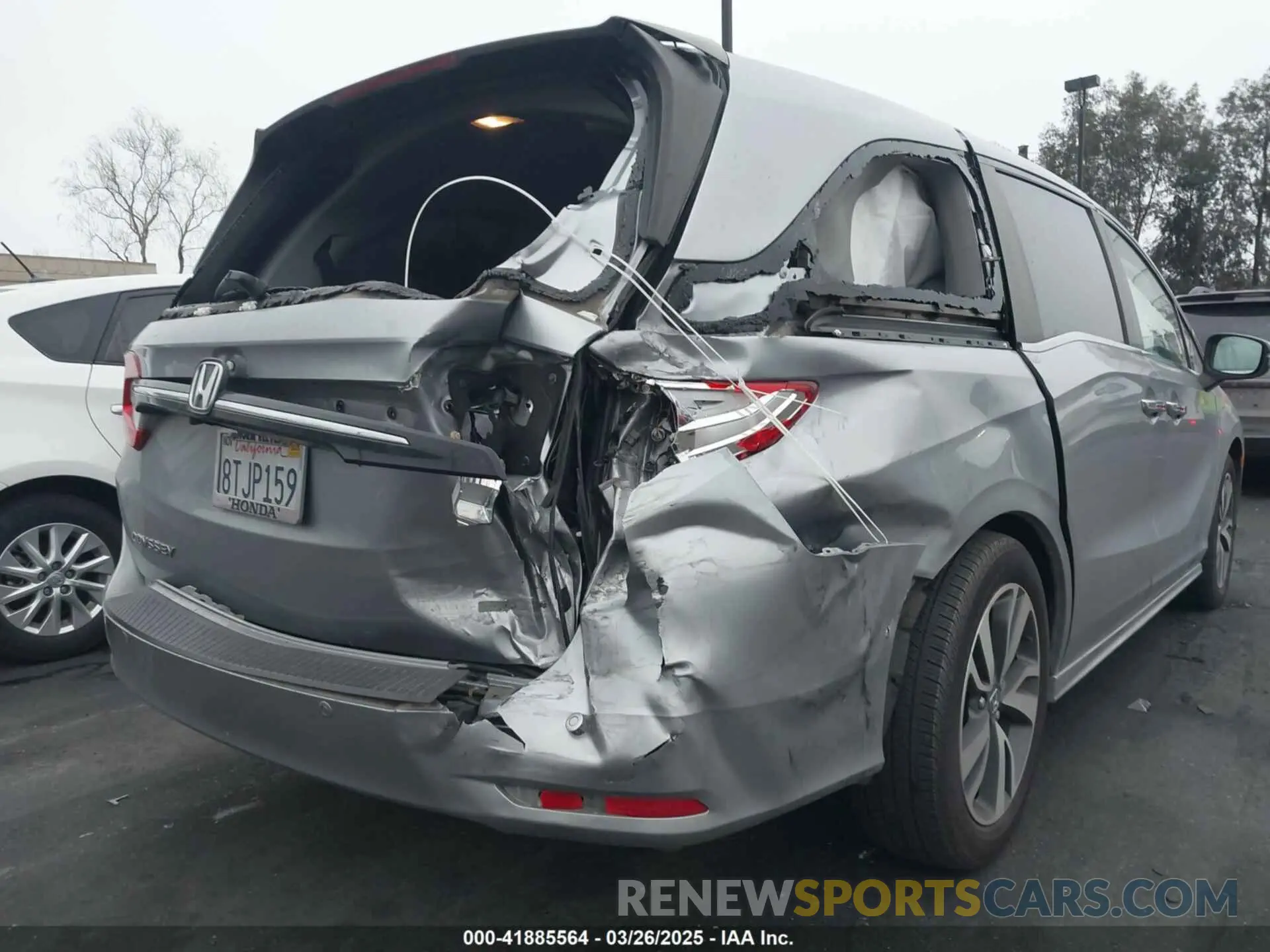 6 Photograph of a damaged car 5FNRL6H88MB000217 HONDA ODYSSEY 2021