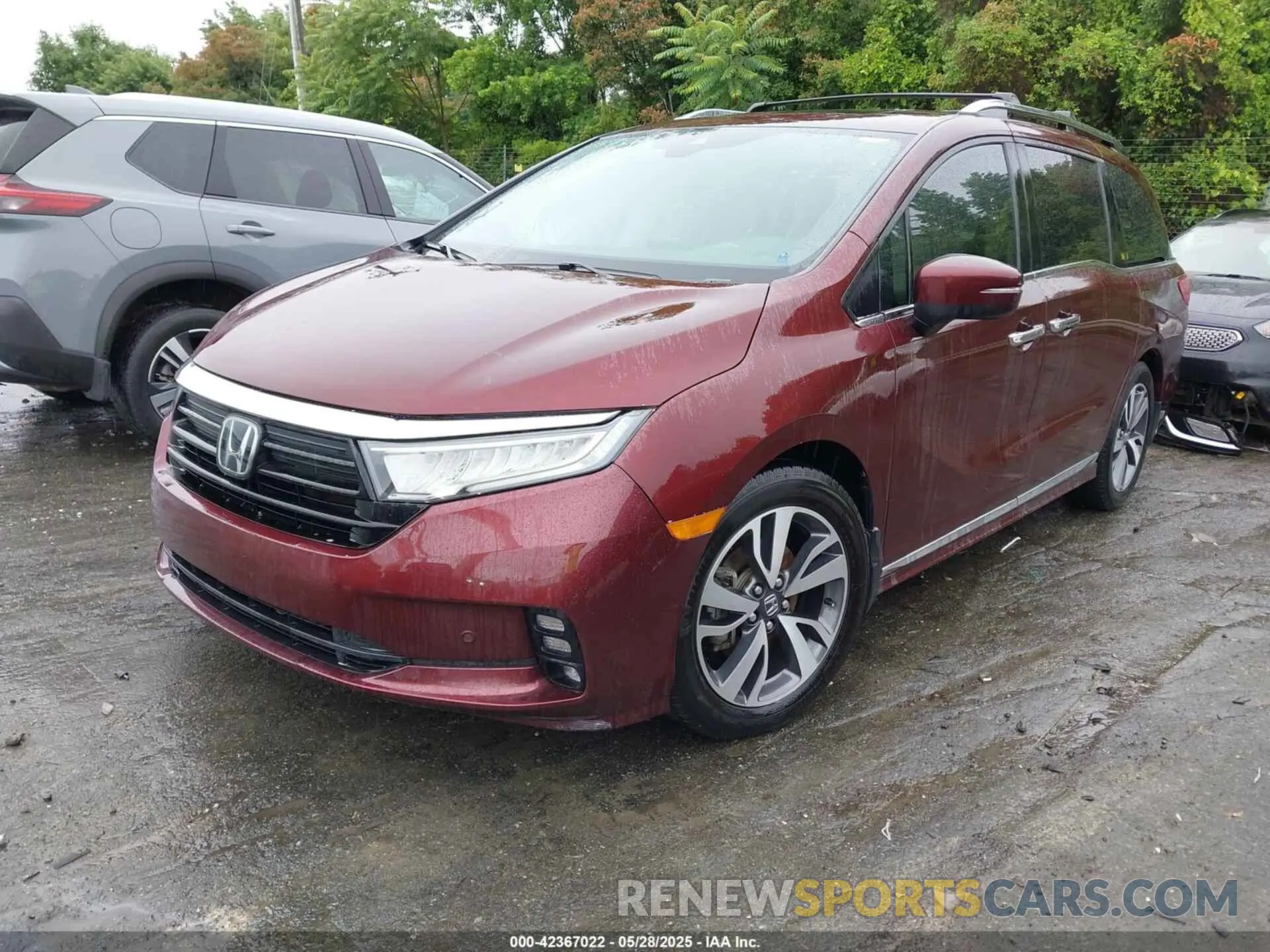 2 Photograph of a damaged car 5FNRL6H88MB006938 HONDA ODYSSEY 2021