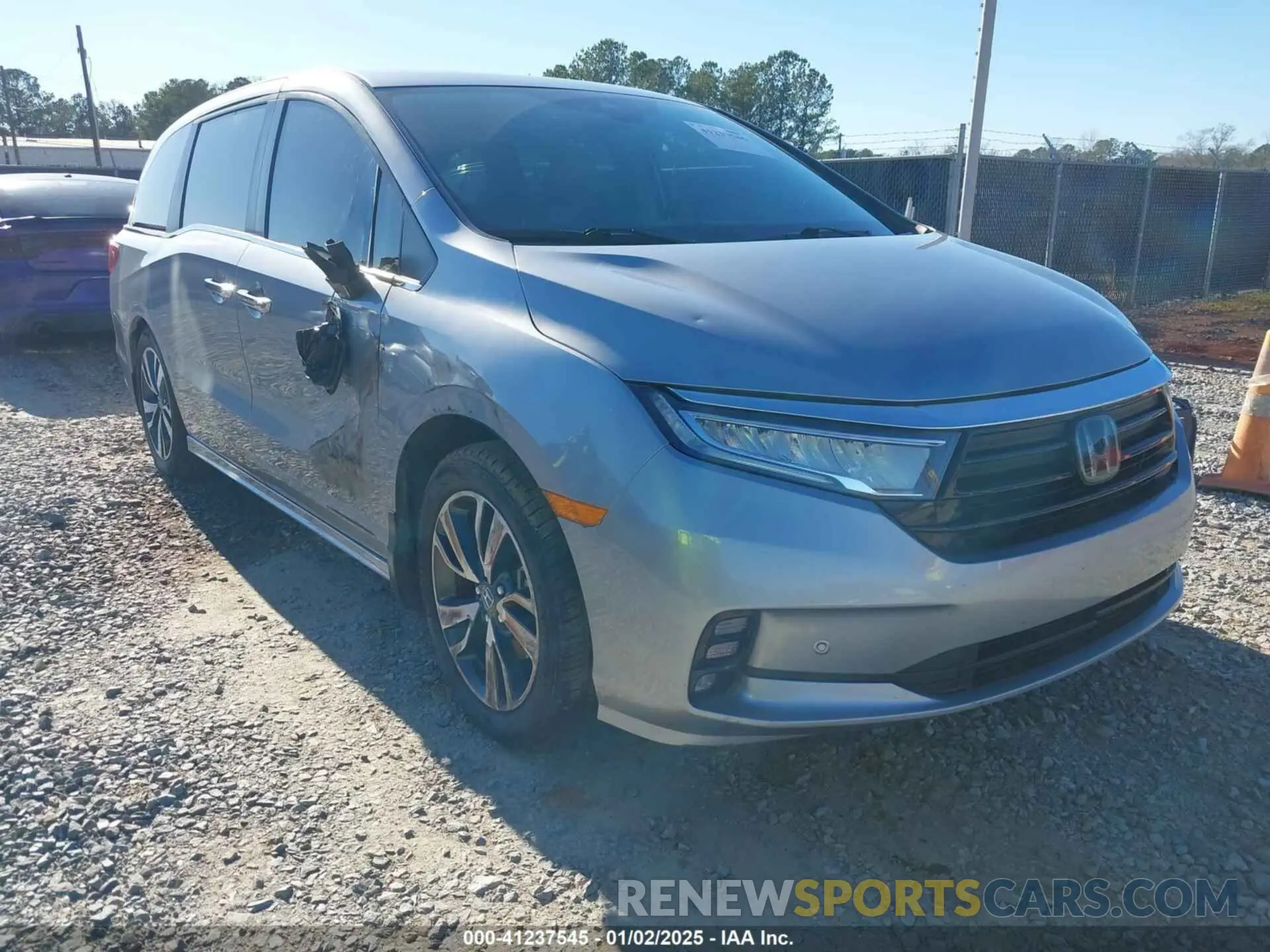 1 Photograph of a damaged car 5FNRL6H89MB029967 HONDA ODYSSEY 2021