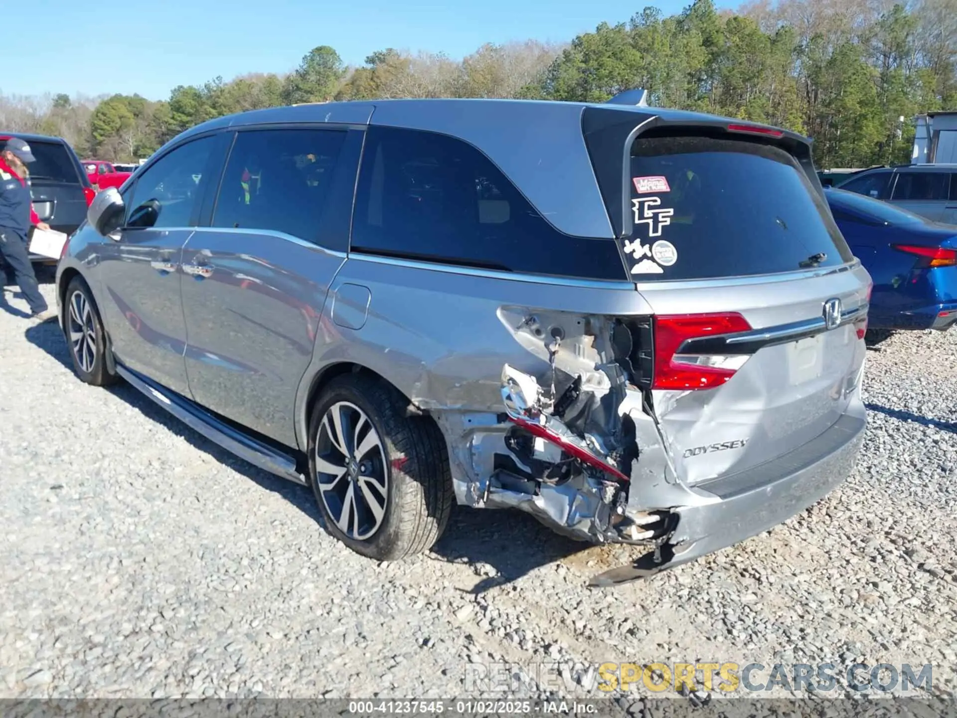 3 Photograph of a damaged car 5FNRL6H89MB029967 HONDA ODYSSEY 2021