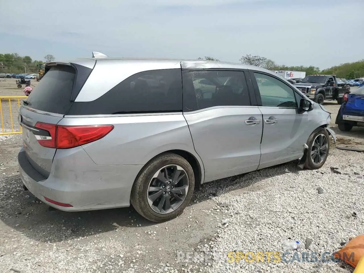 3 Photograph of a damaged car 5FNRL6H94MB011787 HONDA ODYSSEY 2021