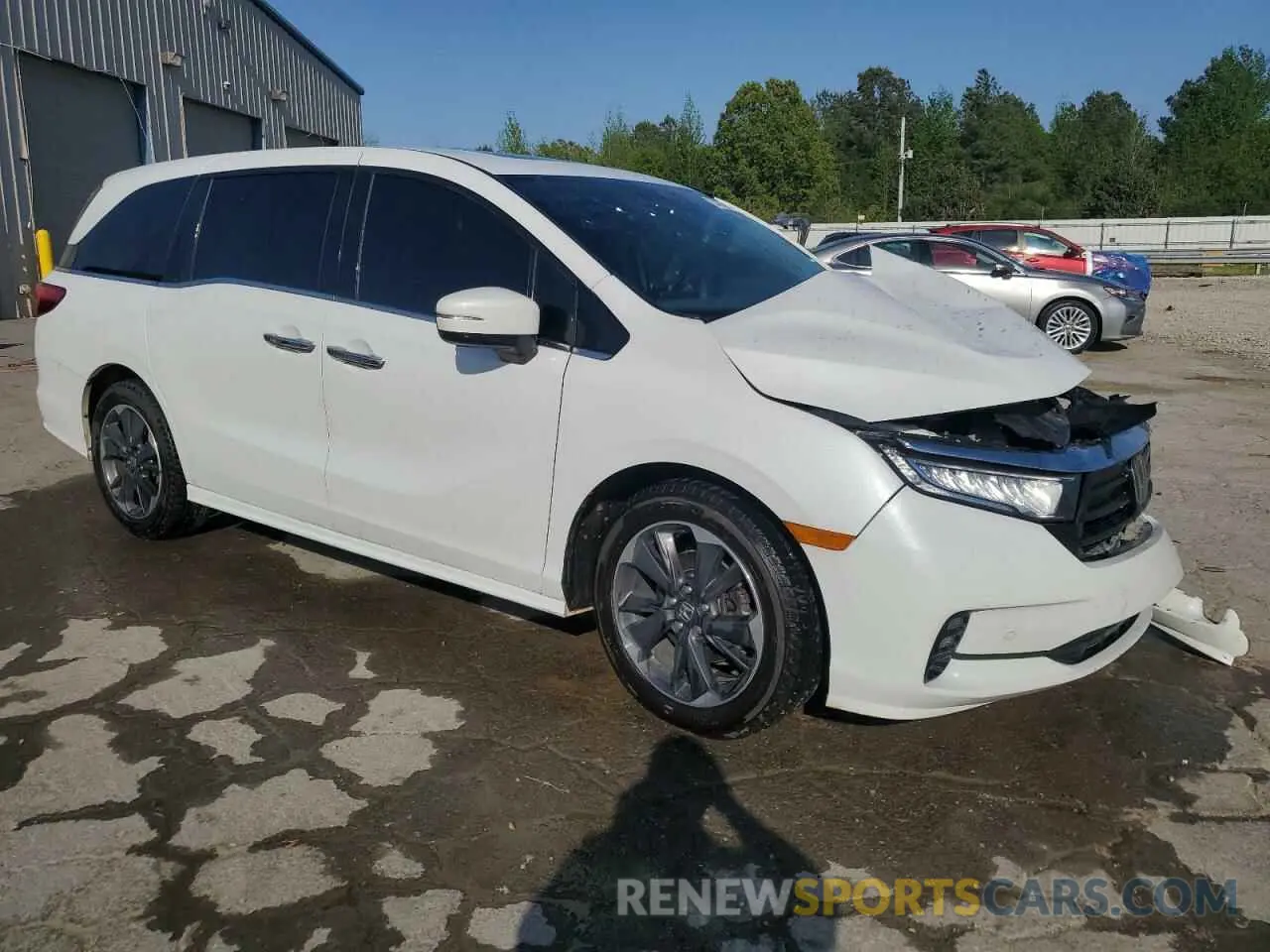 4 Photograph of a damaged car 5FNRL6H97MB009998 HONDA ODYSSEY 2021