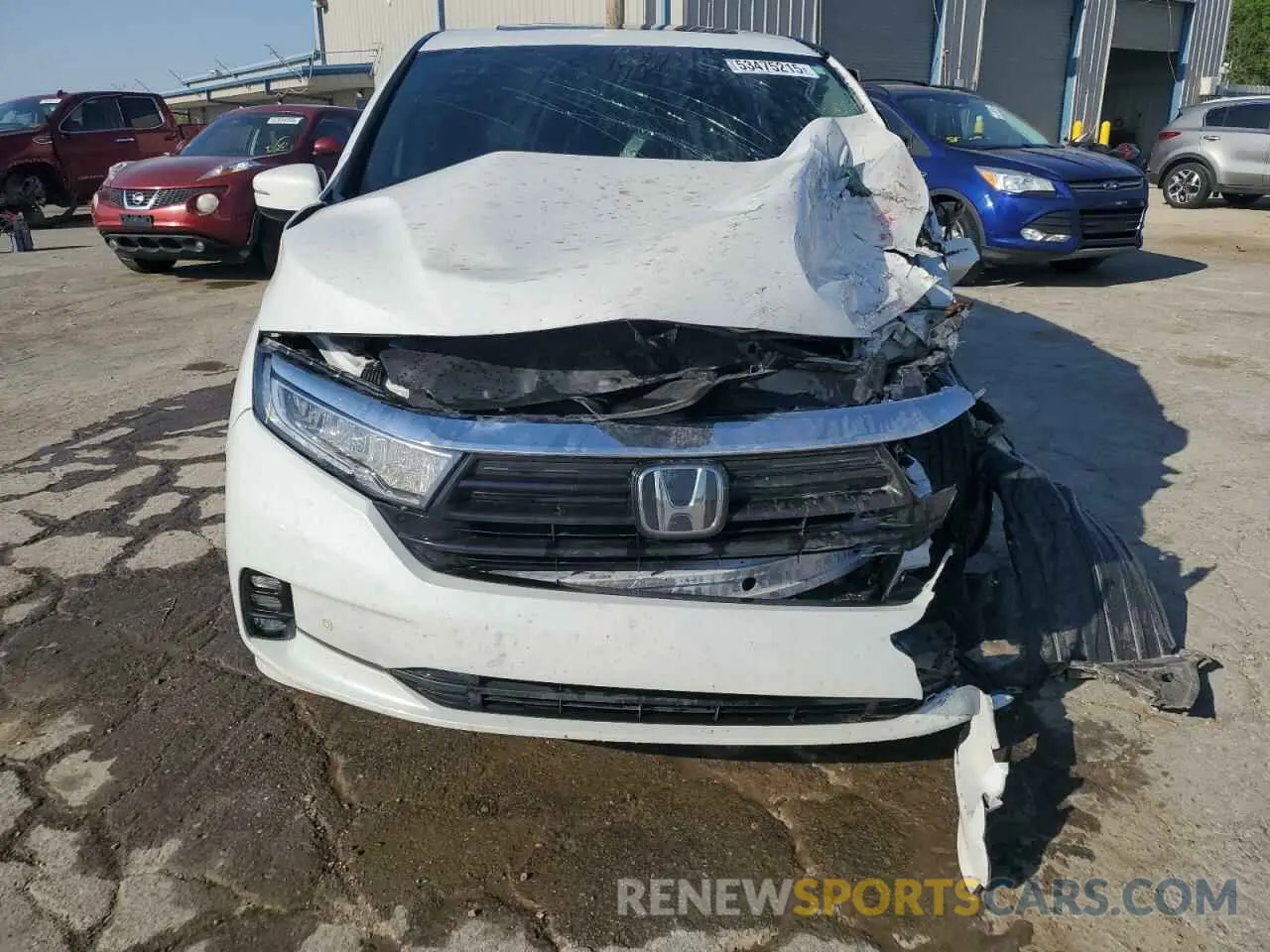 5 Photograph of a damaged car 5FNRL6H97MB009998 HONDA ODYSSEY 2021