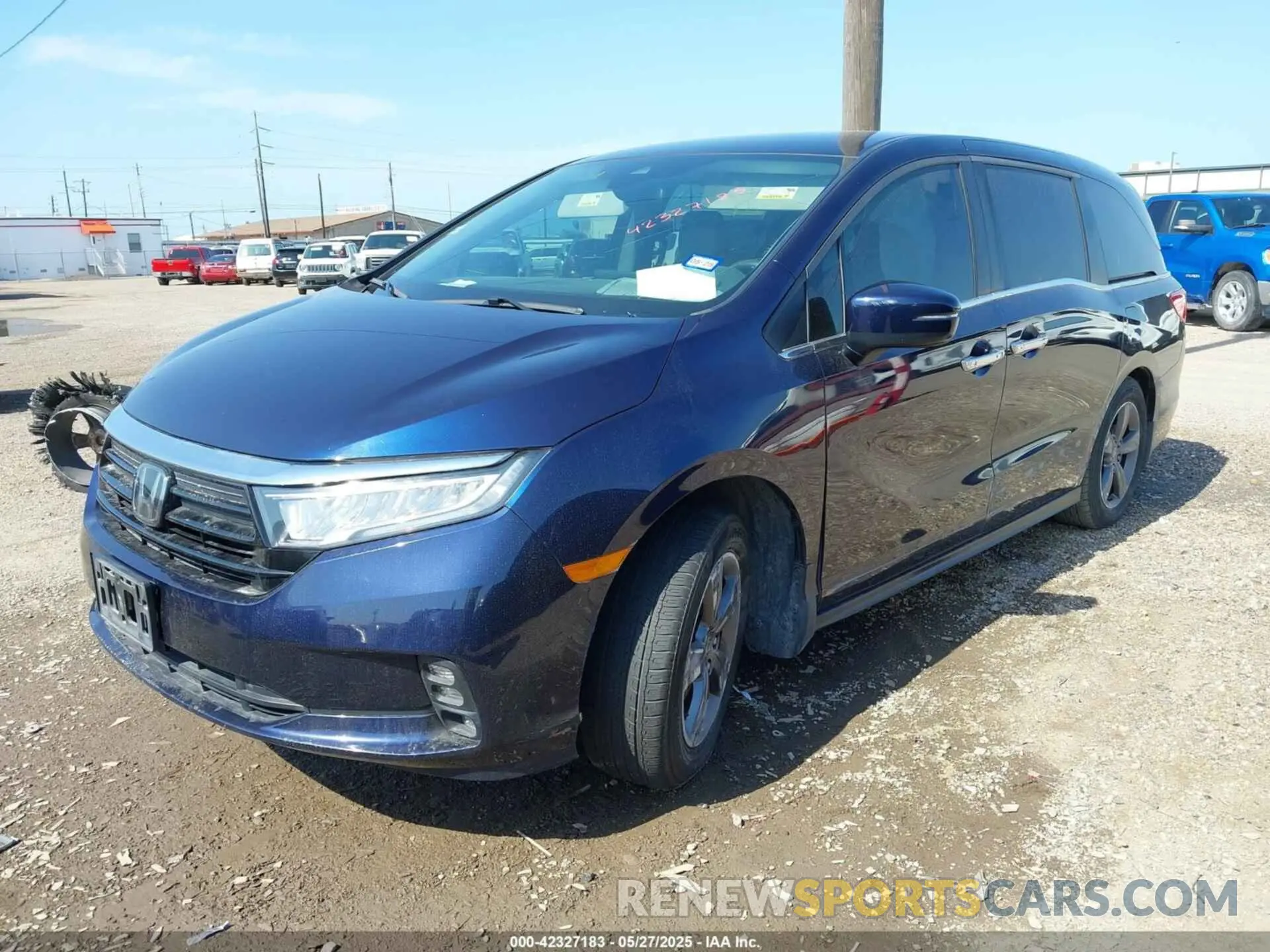 2 Photograph of a damaged car 5FNRL6H50NB000347 HONDA ODYSSEY 2022