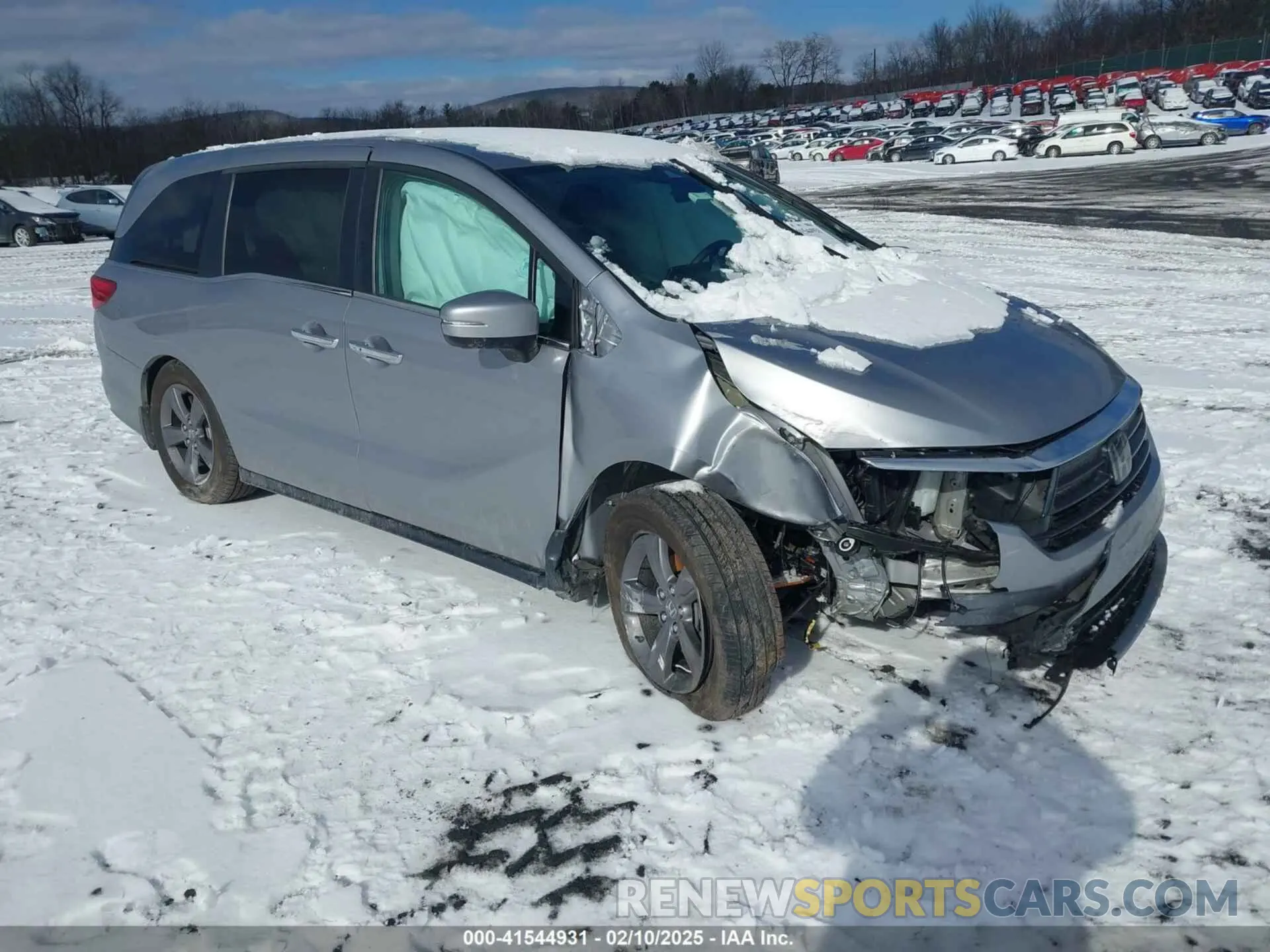 1 Photograph of a damaged car 5FNRL6H51NB052313 HONDA ODYSSEY 2022