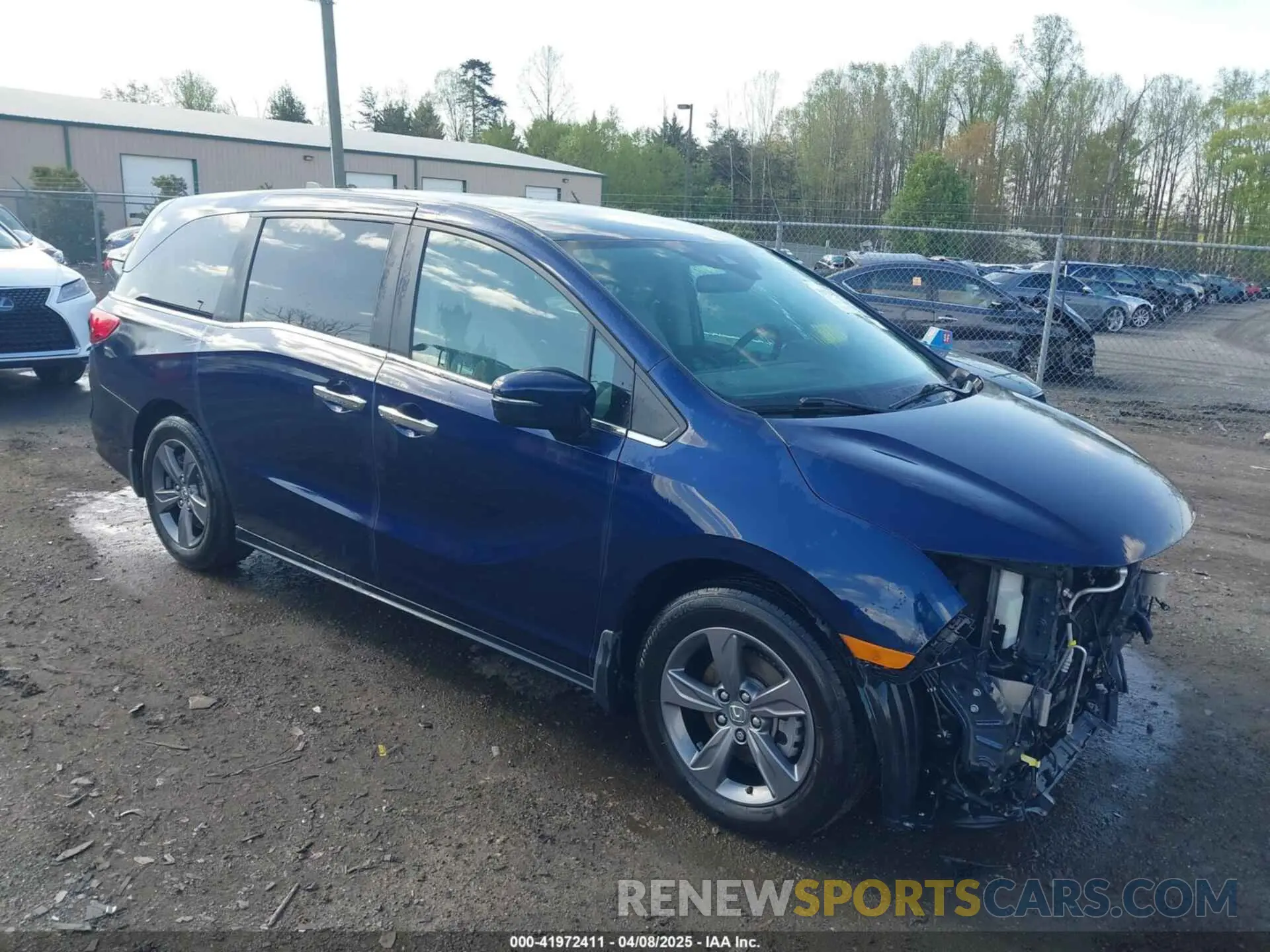 1 Photograph of a damaged car 5FNRL6H56NB048063 HONDA ODYSSEY 2022