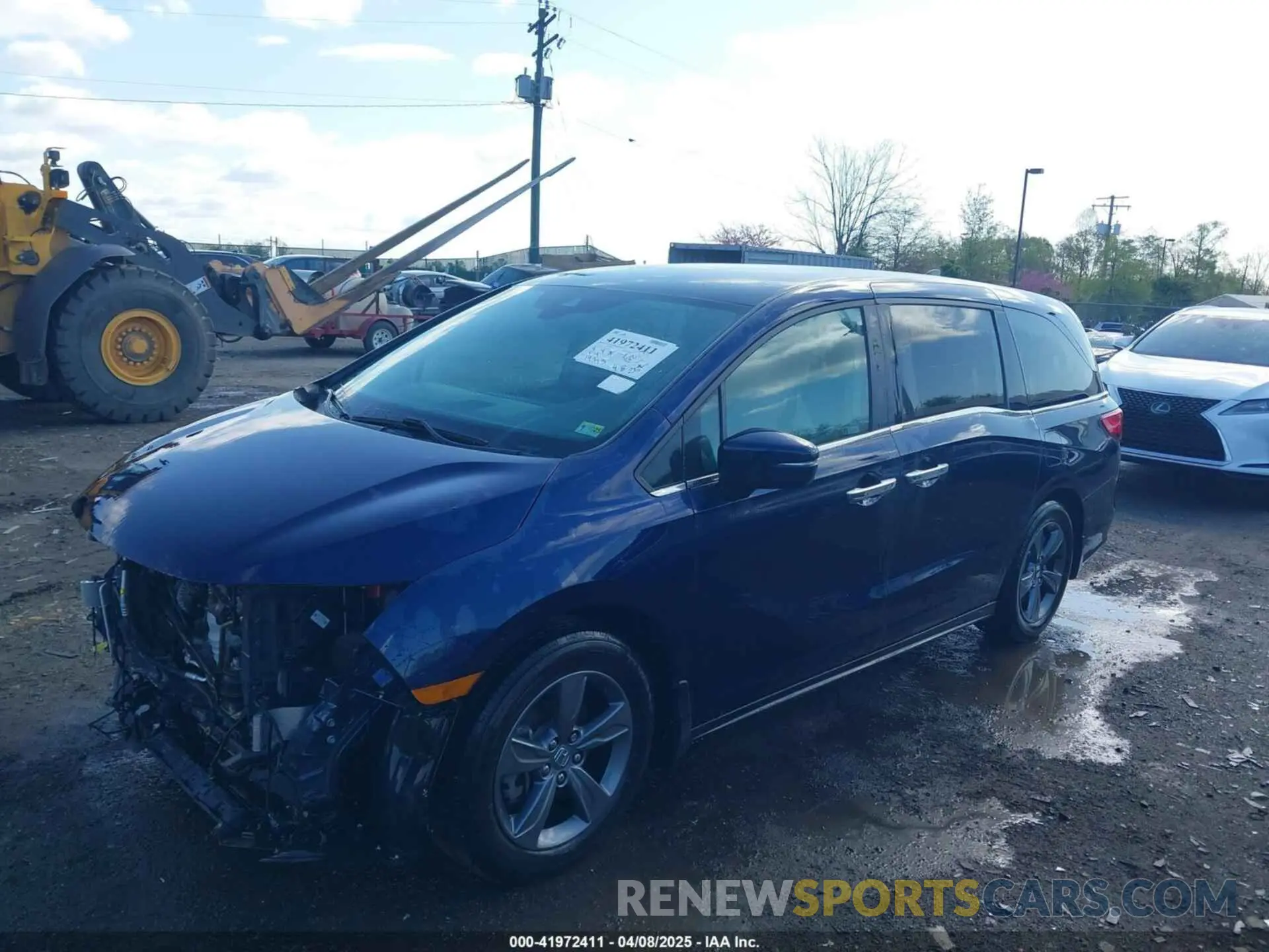 2 Photograph of a damaged car 5FNRL6H56NB048063 HONDA ODYSSEY 2022