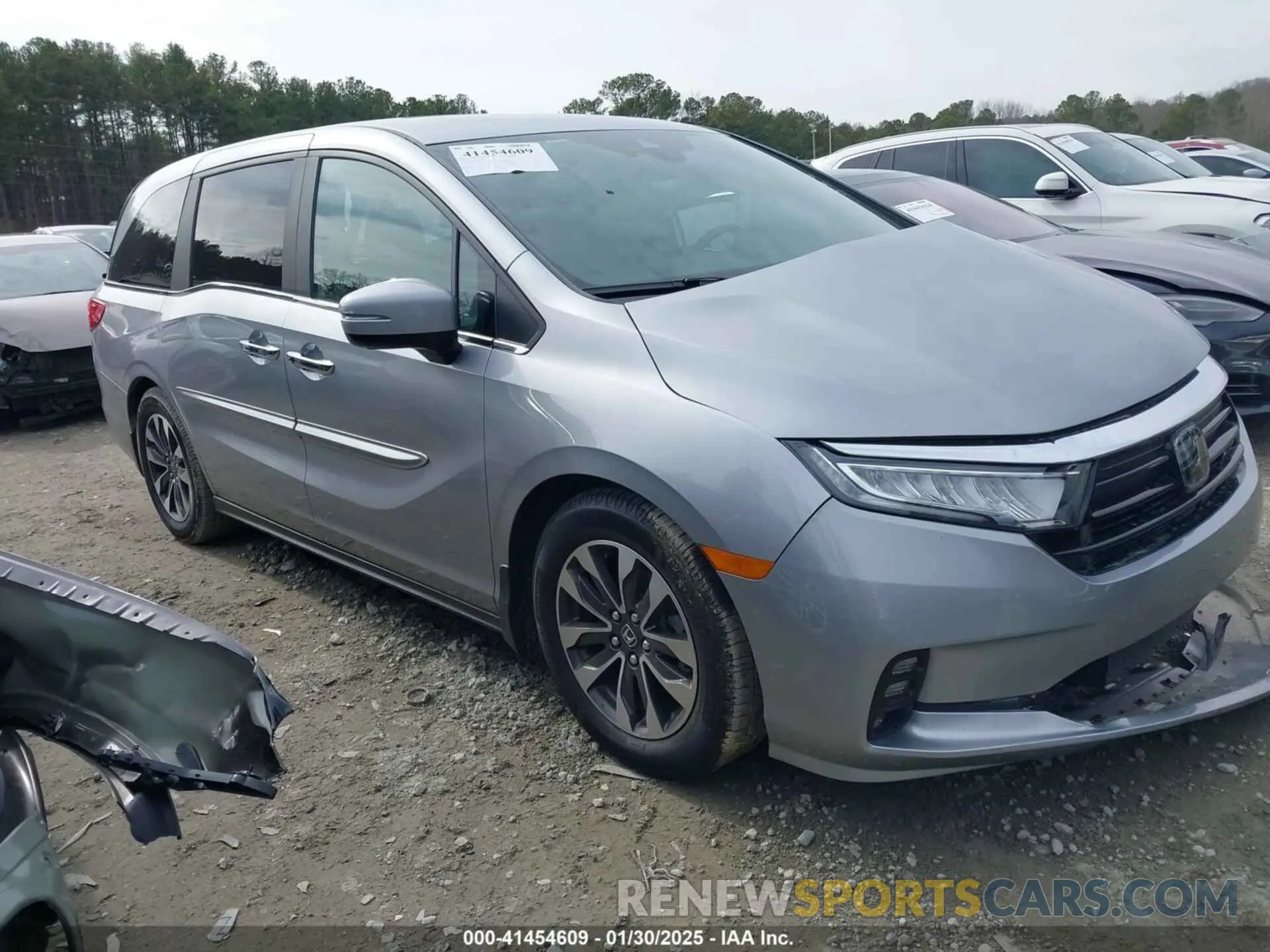 1 Photograph of a damaged car 5FNRL6H72NB059451 HONDA ODYSSEY 2022