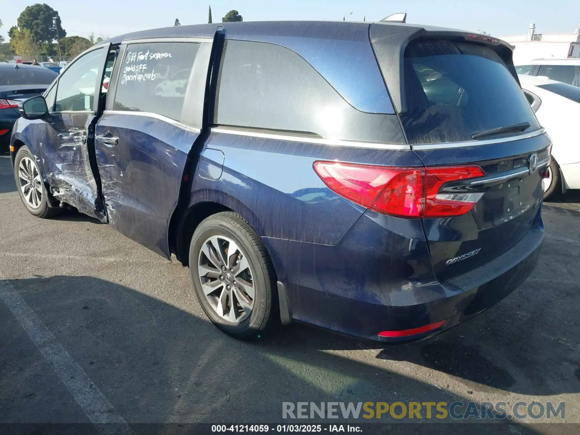 3 Photograph of a damaged car 5FNRL6H77NB013825 HONDA ODYSSEY 2022