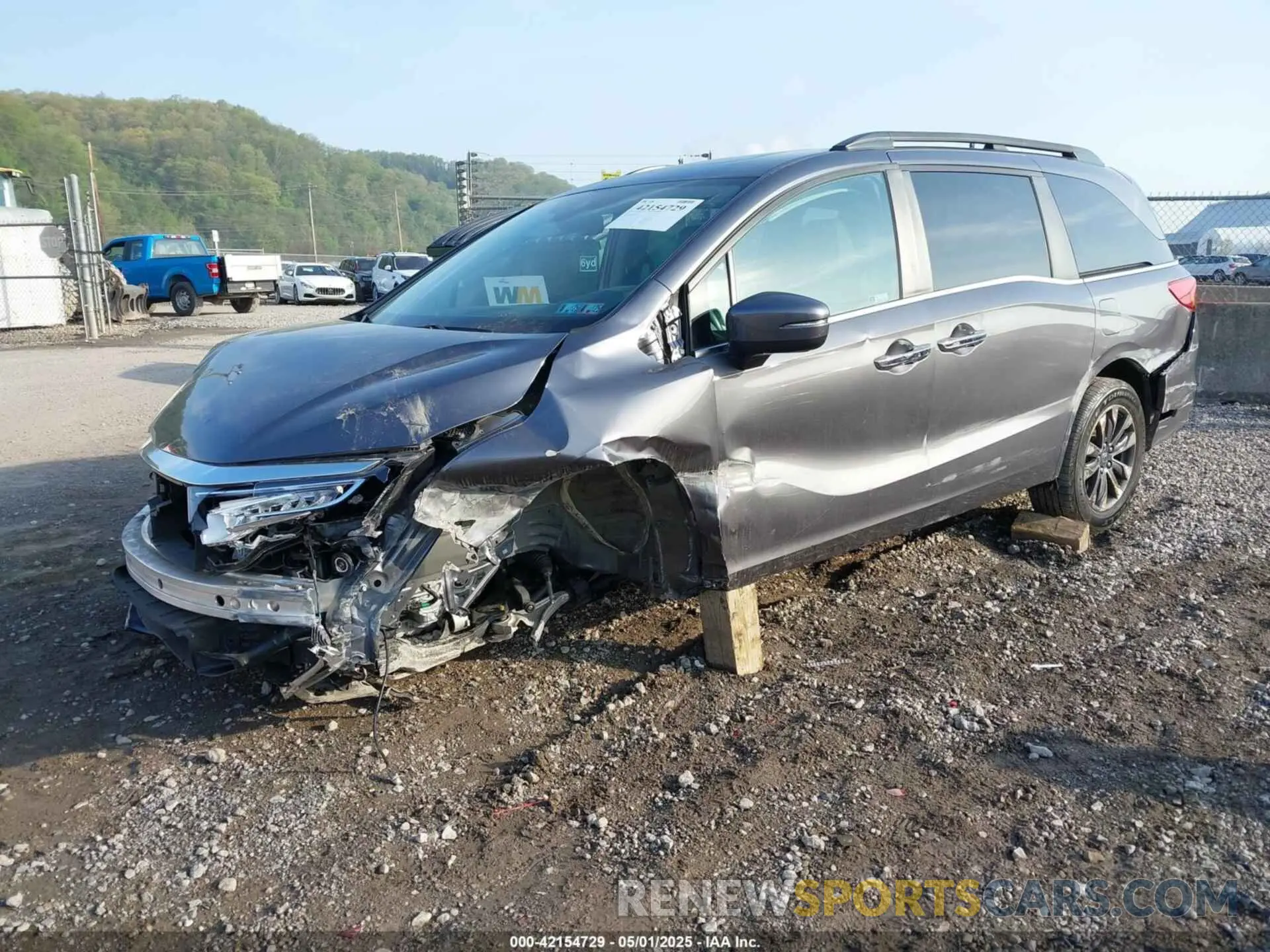 2 Photograph of a damaged car 5FNRL6H78NB052651 HONDA ODYSSEY 2022
