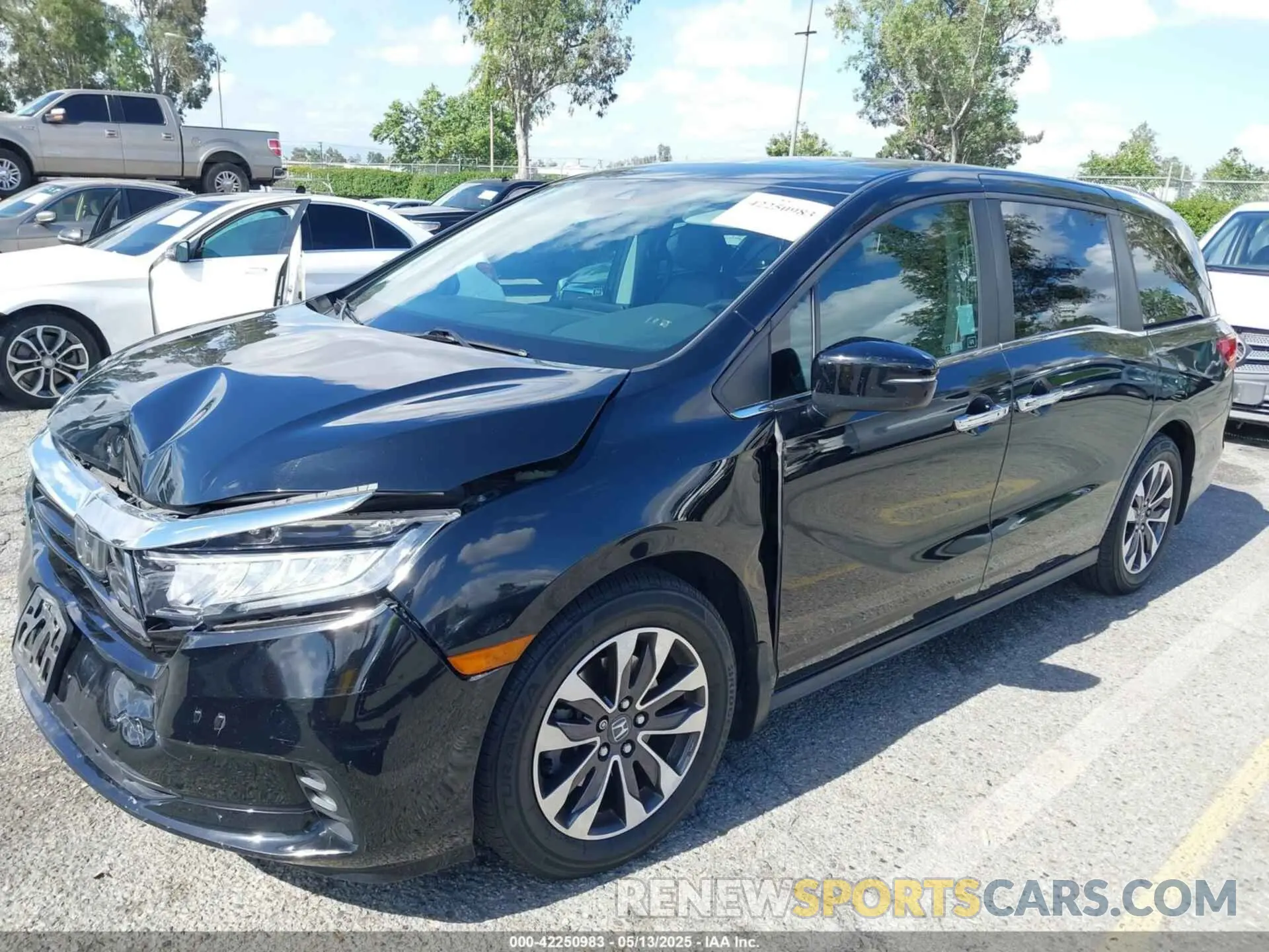 2 Photograph of a damaged car 5FNRL6H79NB032117 HONDA ODYSSEY 2022