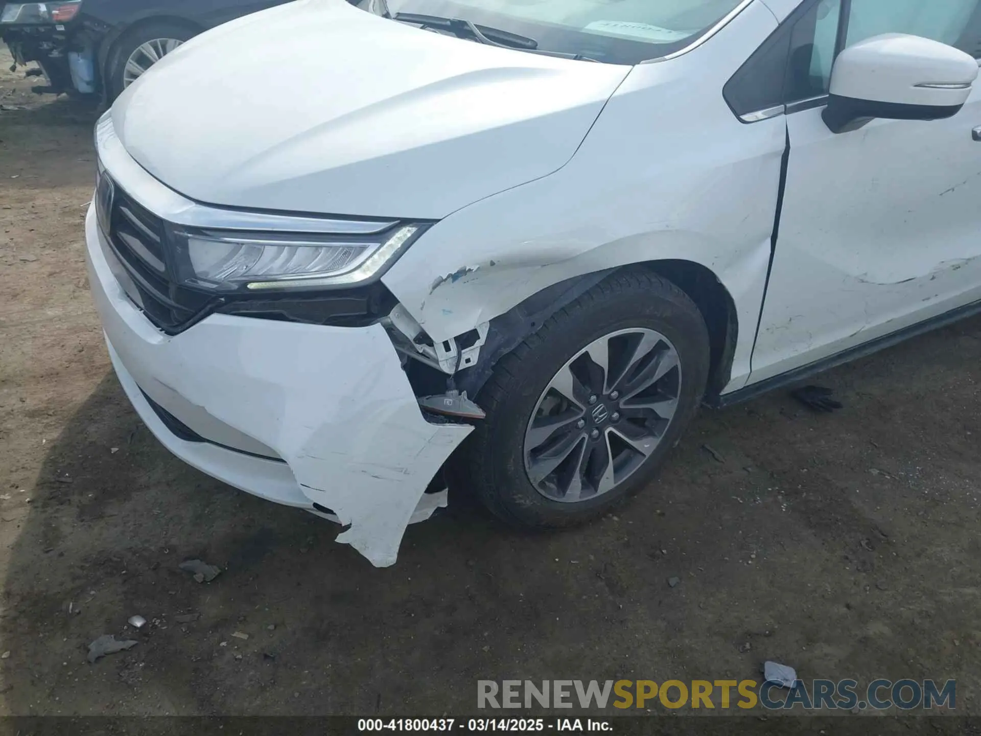 6 Photograph of a damaged car 5FNRL6H7XNB043658 HONDA ODYSSEY 2022