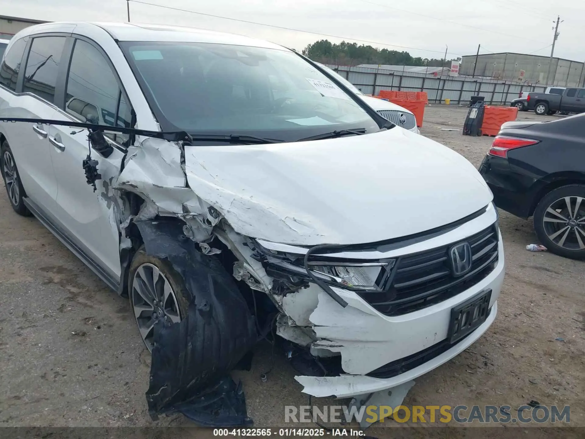 6 Photograph of a damaged car 5FNRL6H7XNB047791 HONDA ODYSSEY 2022
