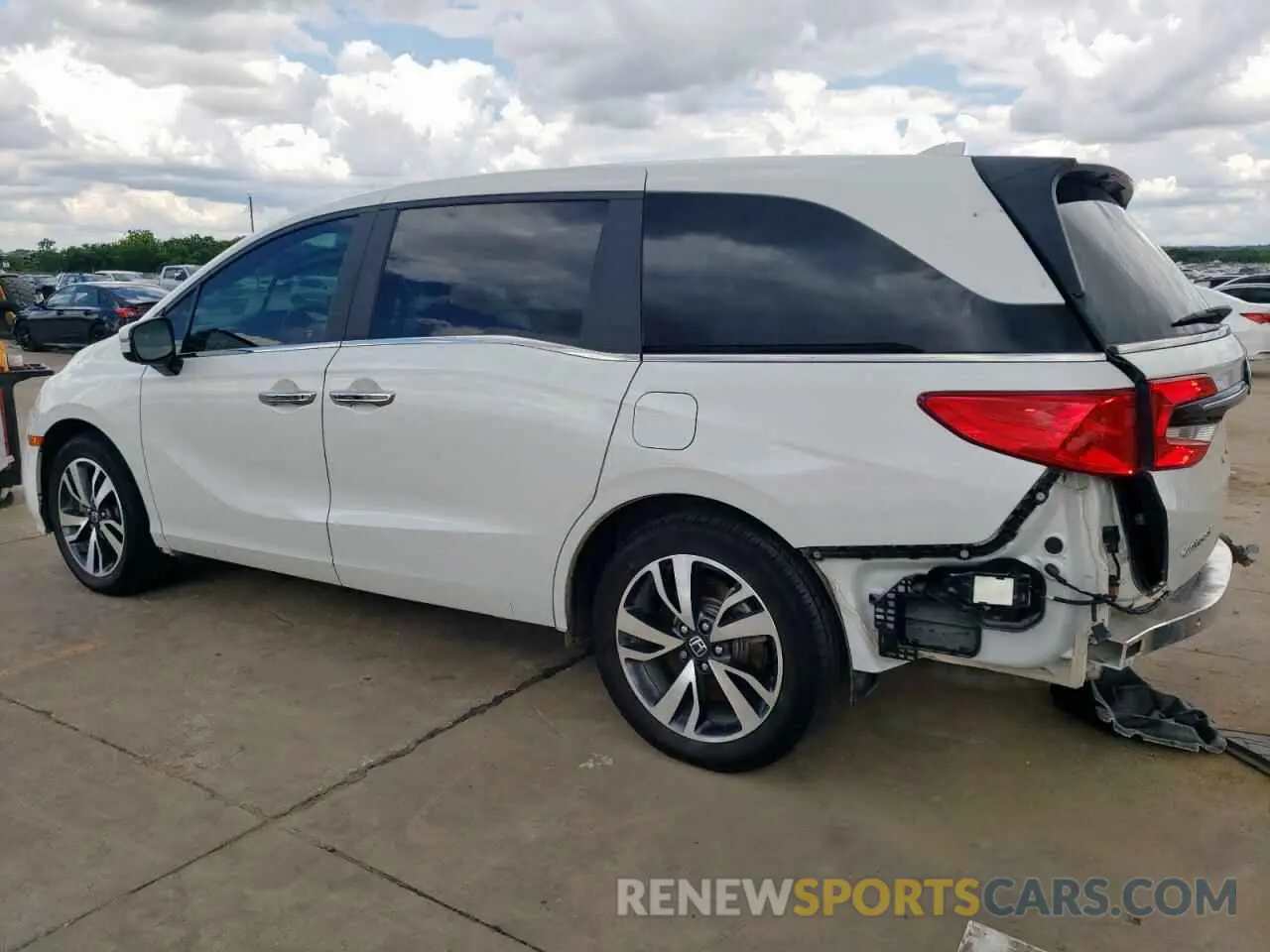2 Photograph of a damaged car 5FNRL6H80NB050322 HONDA ODYSSEY 2022