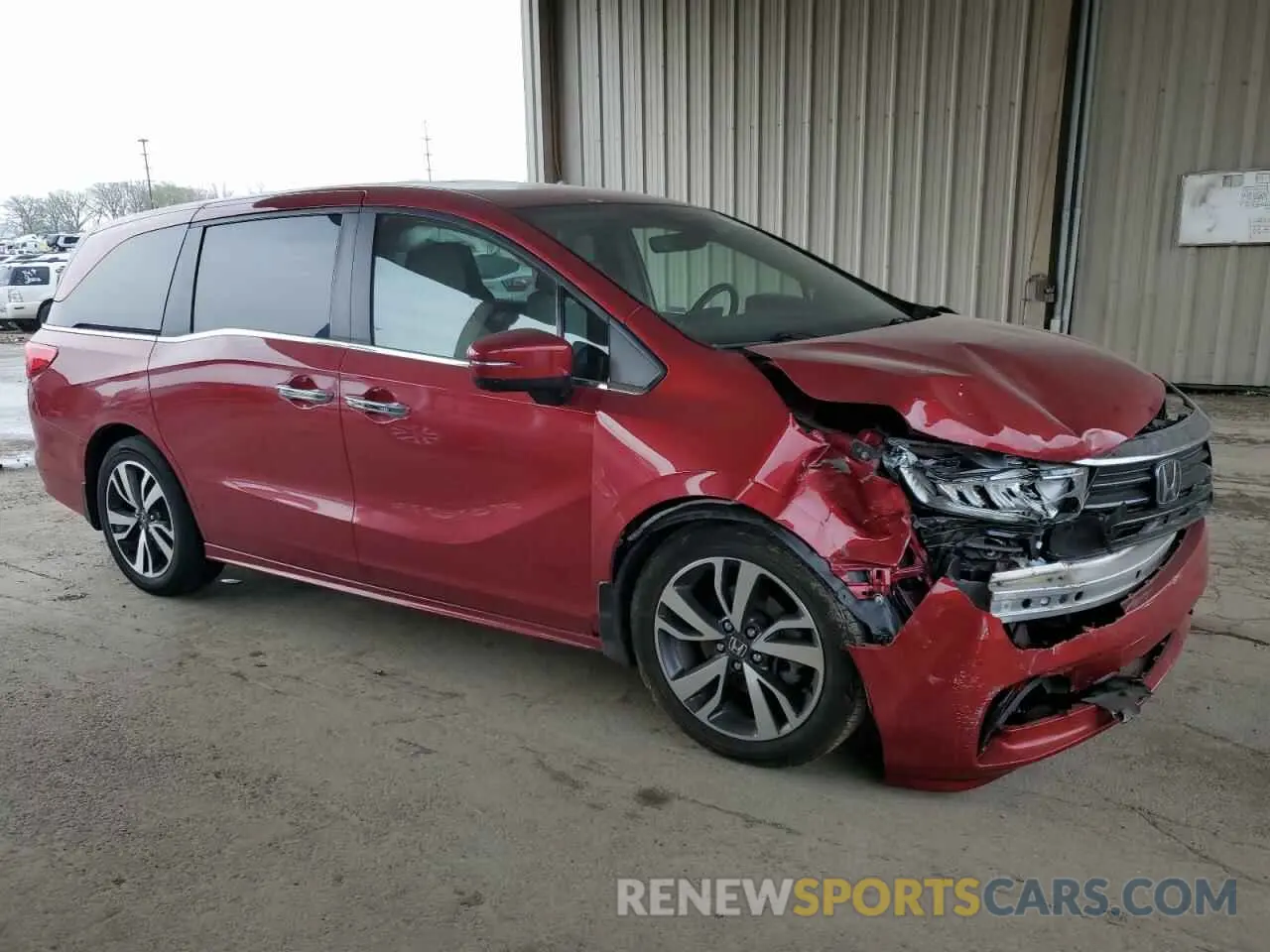 4 Photograph of a damaged car 5FNRL6H81NB017930 HONDA ODYSSEY 2022