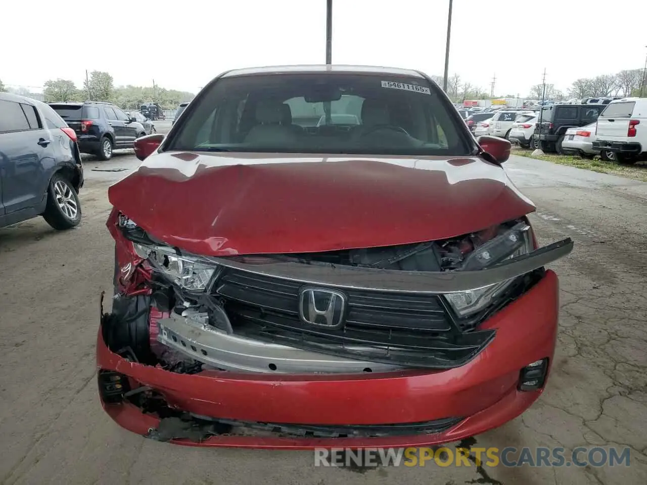 5 Photograph of a damaged car 5FNRL6H81NB017930 HONDA ODYSSEY 2022