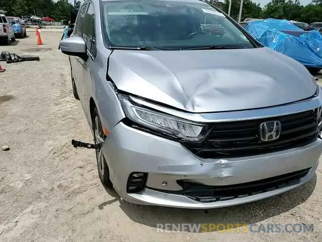 15 Photograph of a damaged car 5FNRL6H82NB009321 HONDA ODYSSEY 2022
