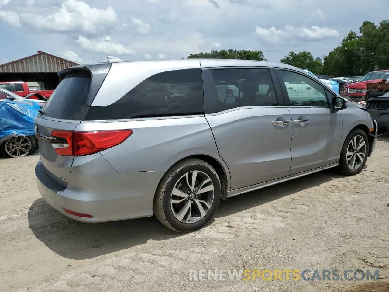 3 Photograph of a damaged car 5FNRL6H82NB009321 HONDA ODYSSEY 2022
