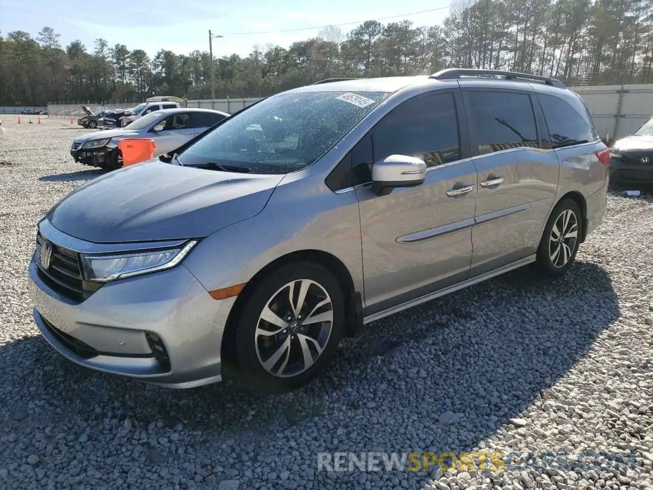 1 Photograph of a damaged car 5FNRL6H83NB055949 HONDA ODYSSEY 2022