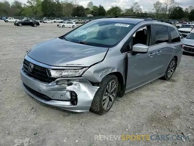 12 Photograph of a damaged car 5FNRL6H84NB048704 HONDA ODYSSEY 2022