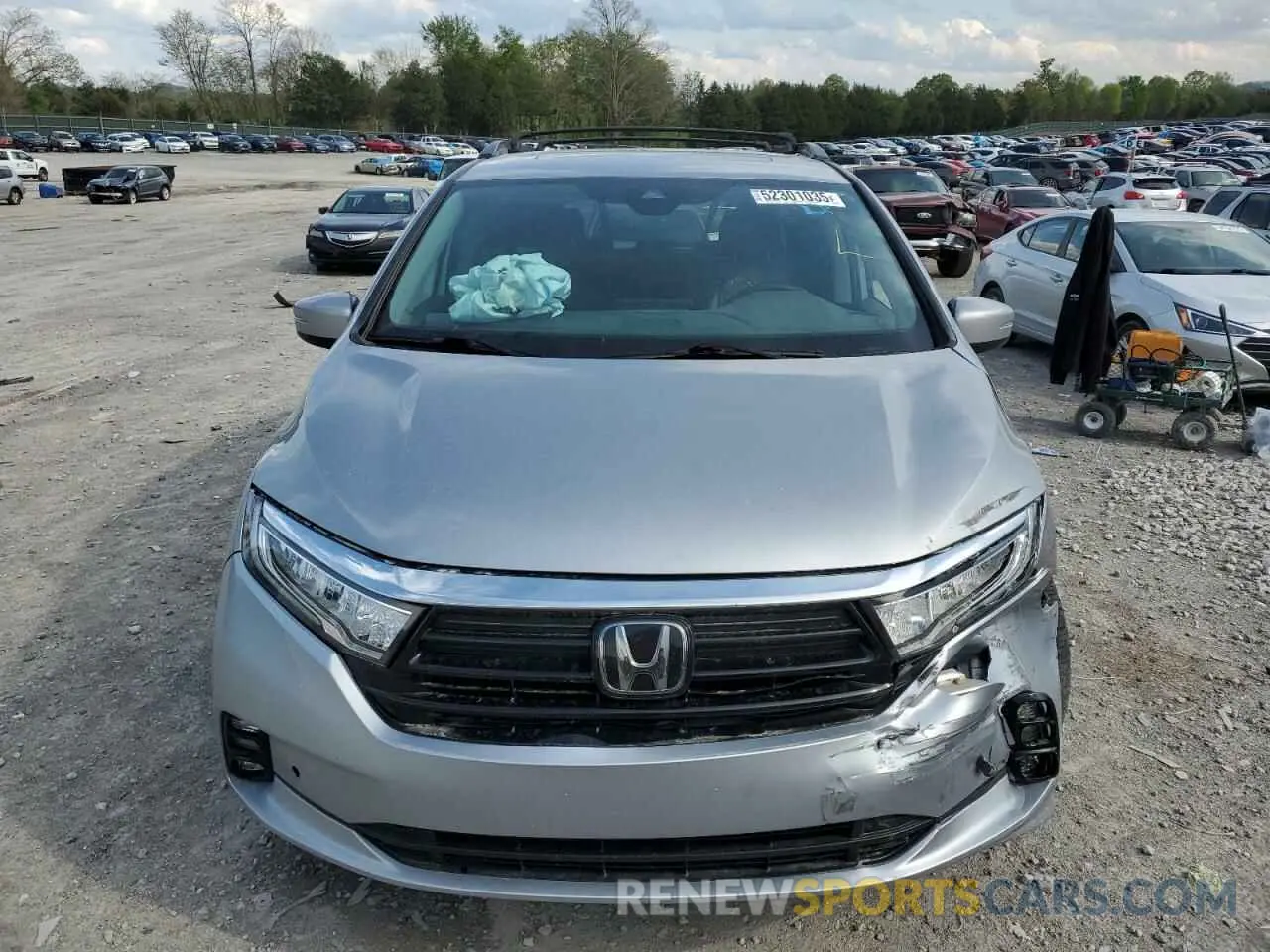 5 Photograph of a damaged car 5FNRL6H84NB048704 HONDA ODYSSEY 2022