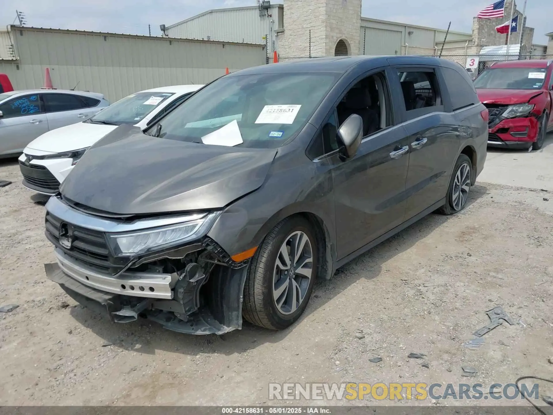 2 Photograph of a damaged car 5FNRL6H85NB052132 HONDA ODYSSEY 2022