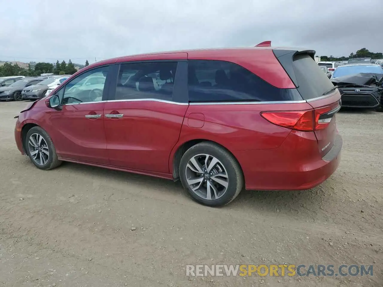 2 Photograph of a damaged car 5FNRL6H85NB067178 HONDA ODYSSEY 2022