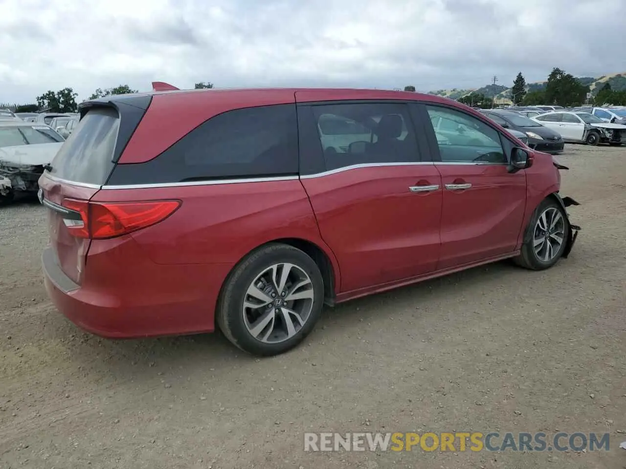 3 Photograph of a damaged car 5FNRL6H85NB067178 HONDA ODYSSEY 2022