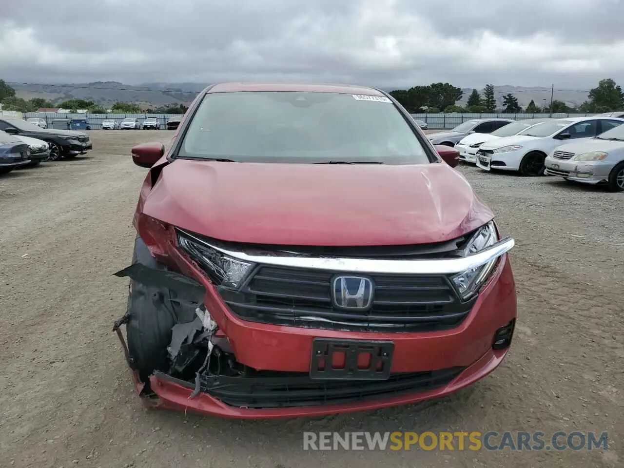 5 Photograph of a damaged car 5FNRL6H85NB067178 HONDA ODYSSEY 2022