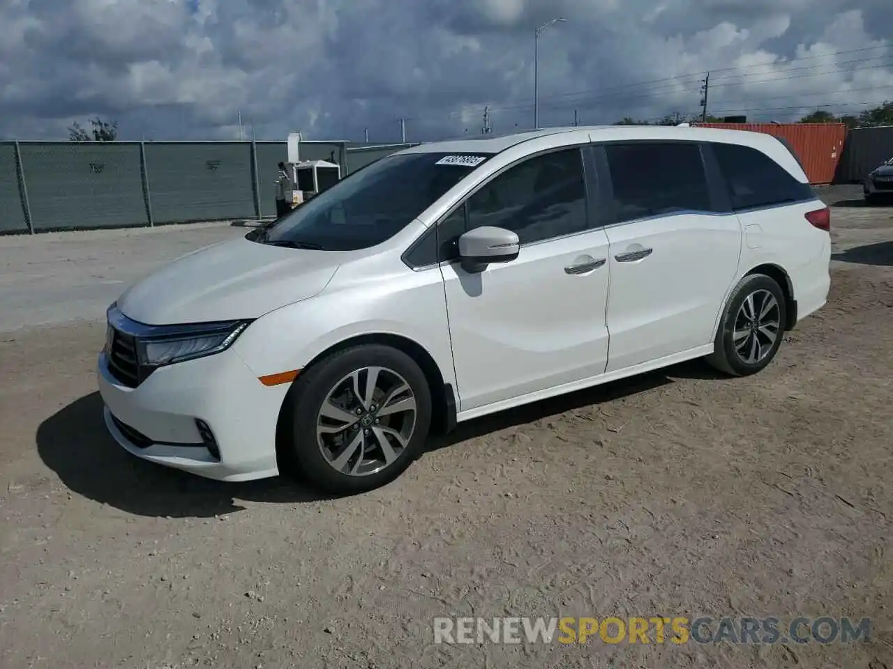 1 Photograph of a damaged car 5FNRL6H87NB027281 HONDA ODYSSEY 2022