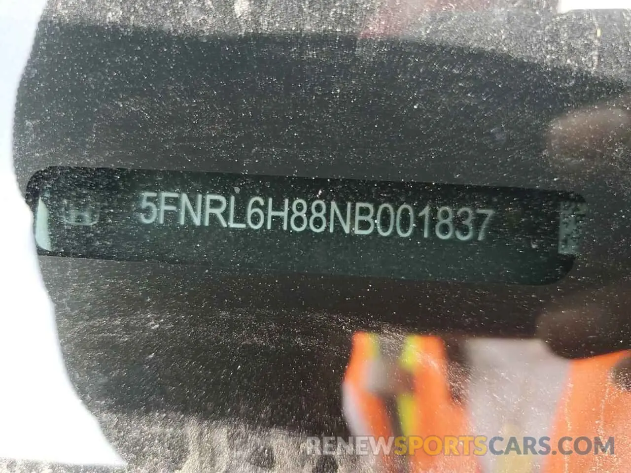 16 Photograph of a damaged car 5FNRL6H88NB001837 HONDA ODYSSEY 2022