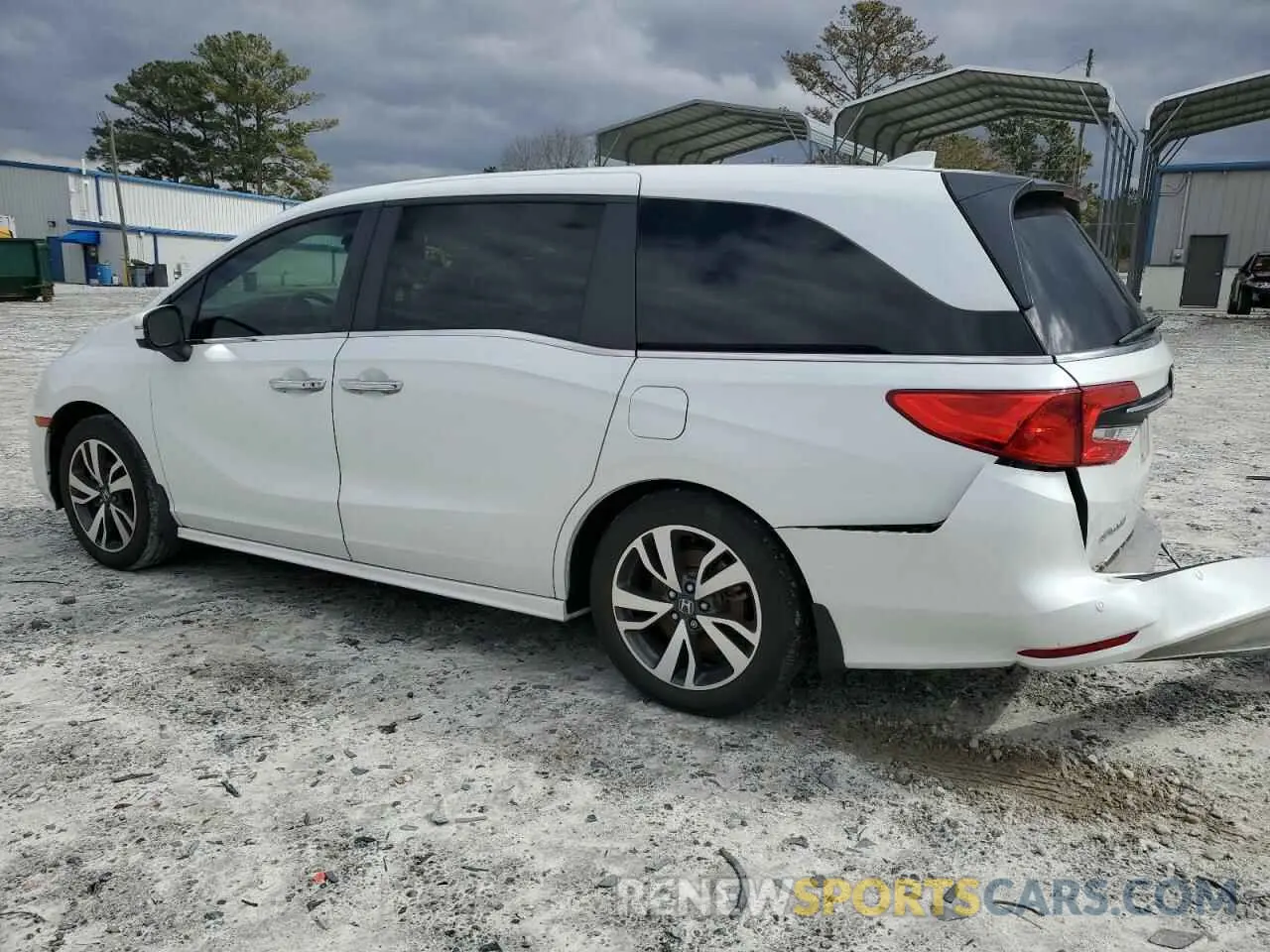 2 Photograph of a damaged car 5FNRL6H89NB062596 HONDA ODYSSEY 2022