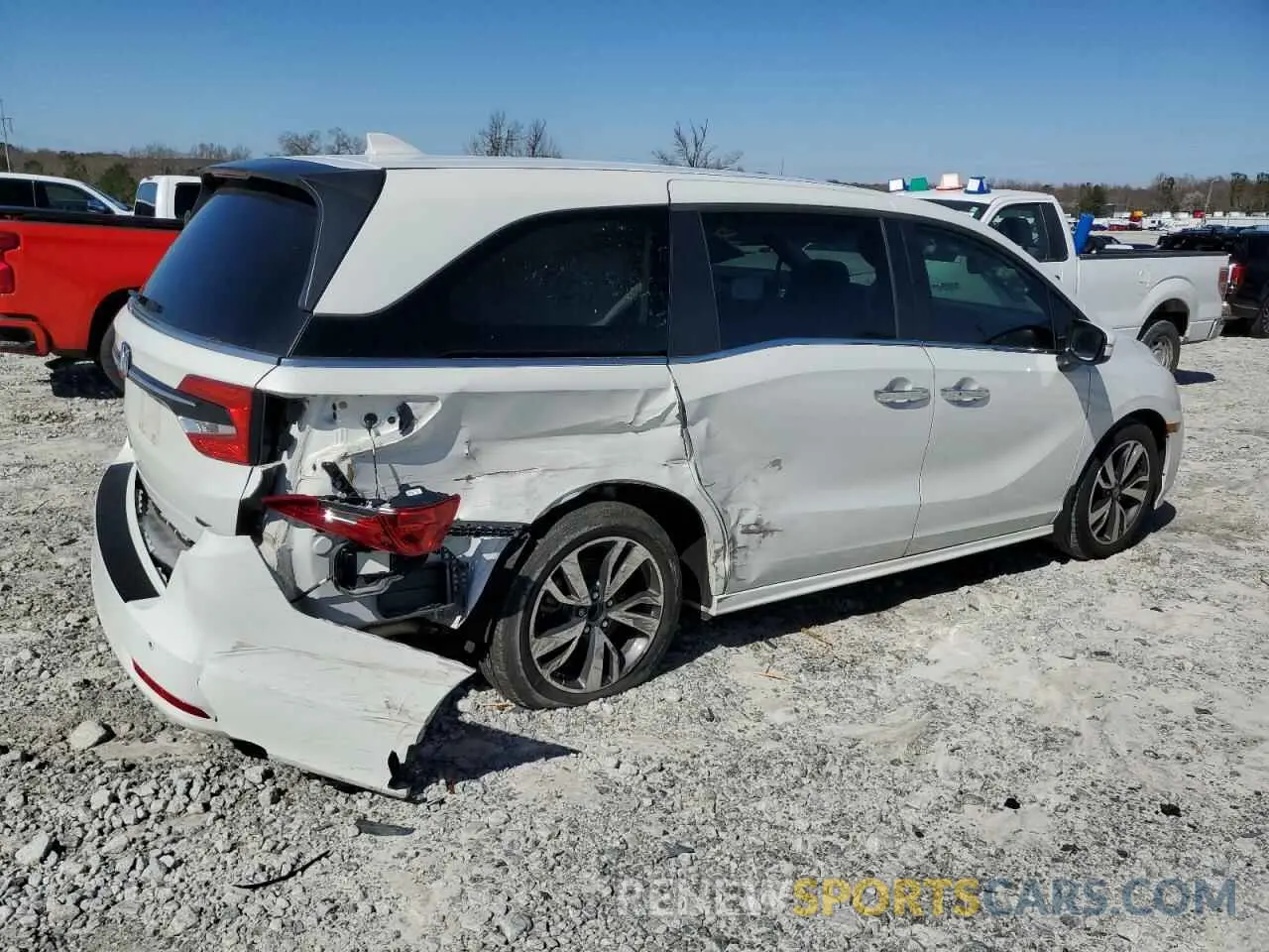 3 Photograph of a damaged car 5FNRL6H89NB062596 HONDA ODYSSEY 2022