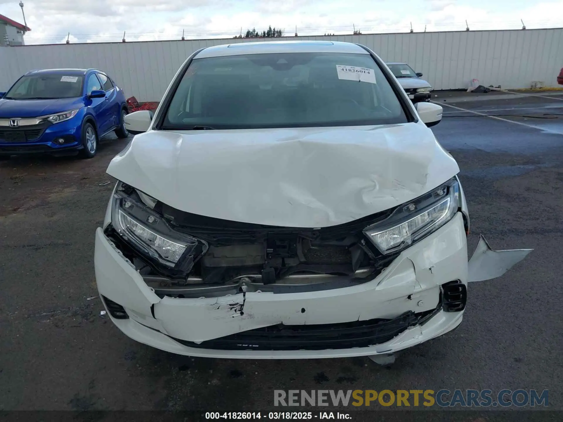 11 Photograph of a damaged car 5FNRL6H8XNB057293 HONDA ODYSSEY 2022