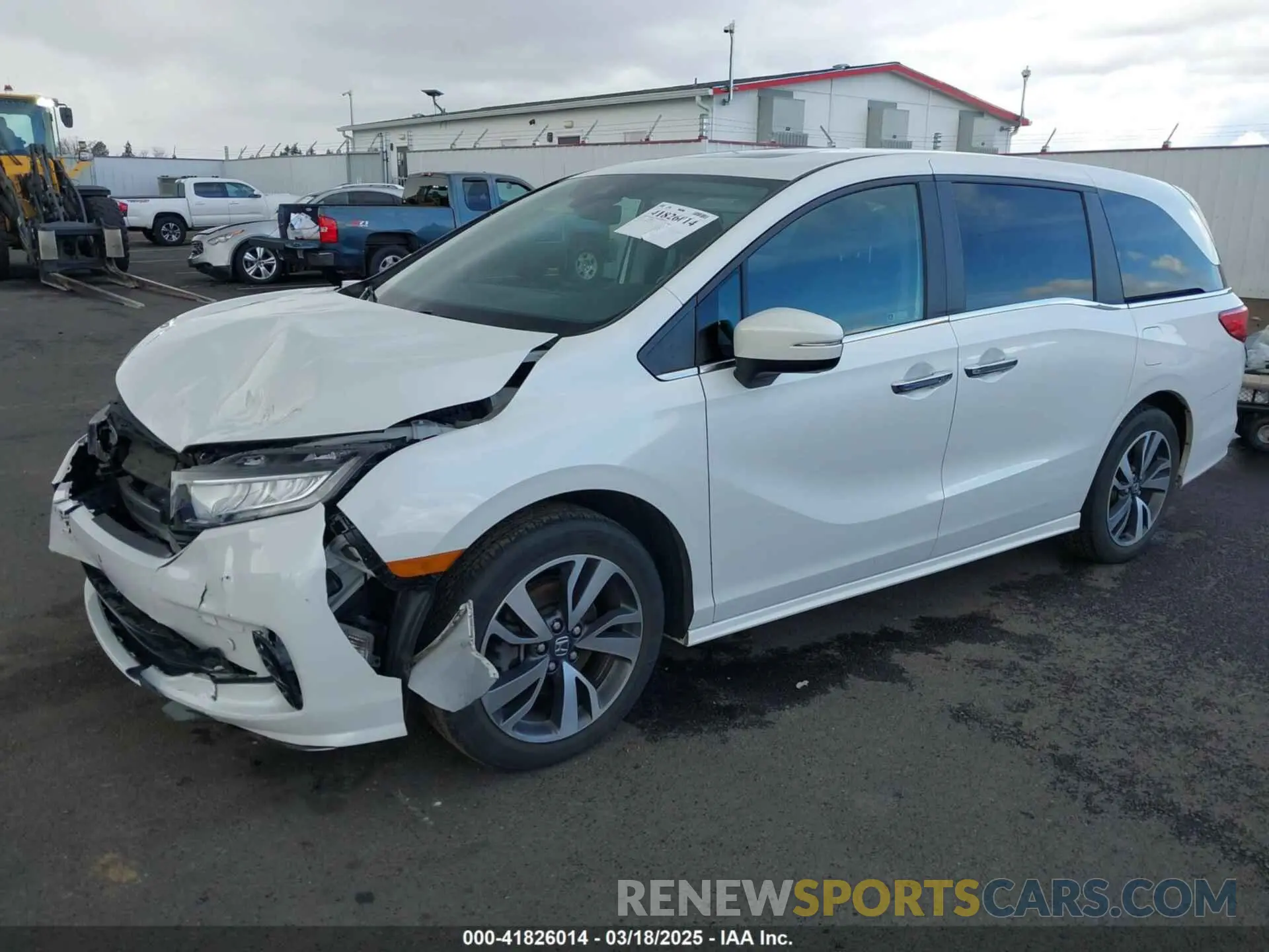 2 Photograph of a damaged car 5FNRL6H8XNB057293 HONDA ODYSSEY 2022