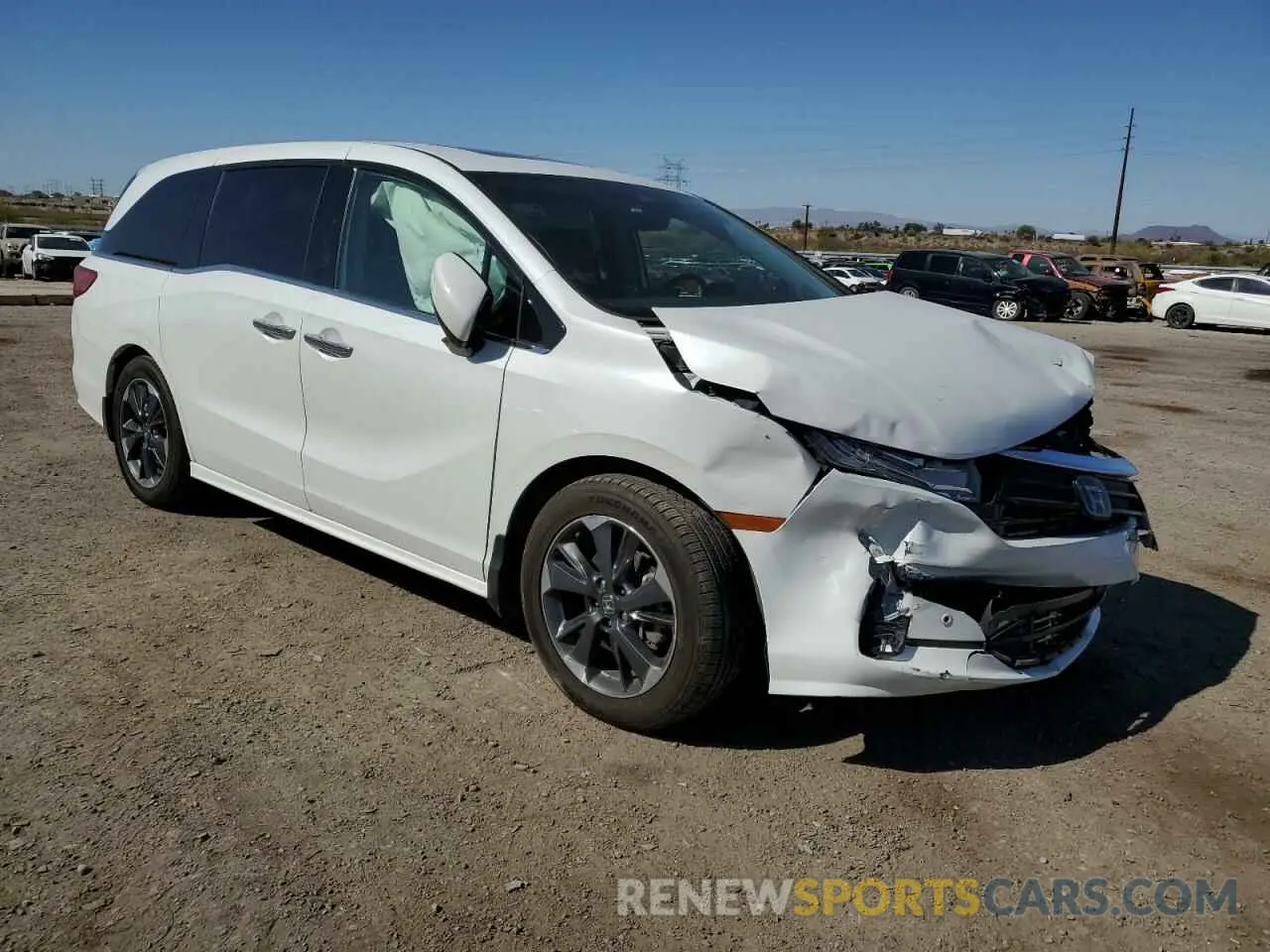 4 Photograph of a damaged car 5FNRL6H91NB009531 HONDA ODYSSEY 2022