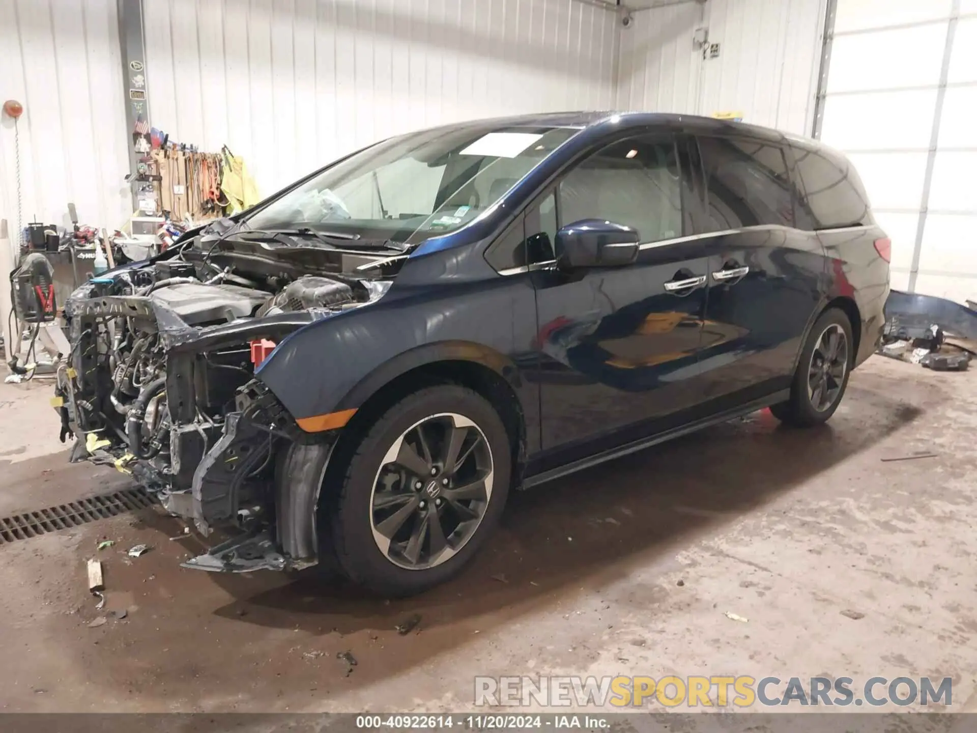 2 Photograph of a damaged car 5FNRL6H92NB011899 HONDA ODYSSEY 2022