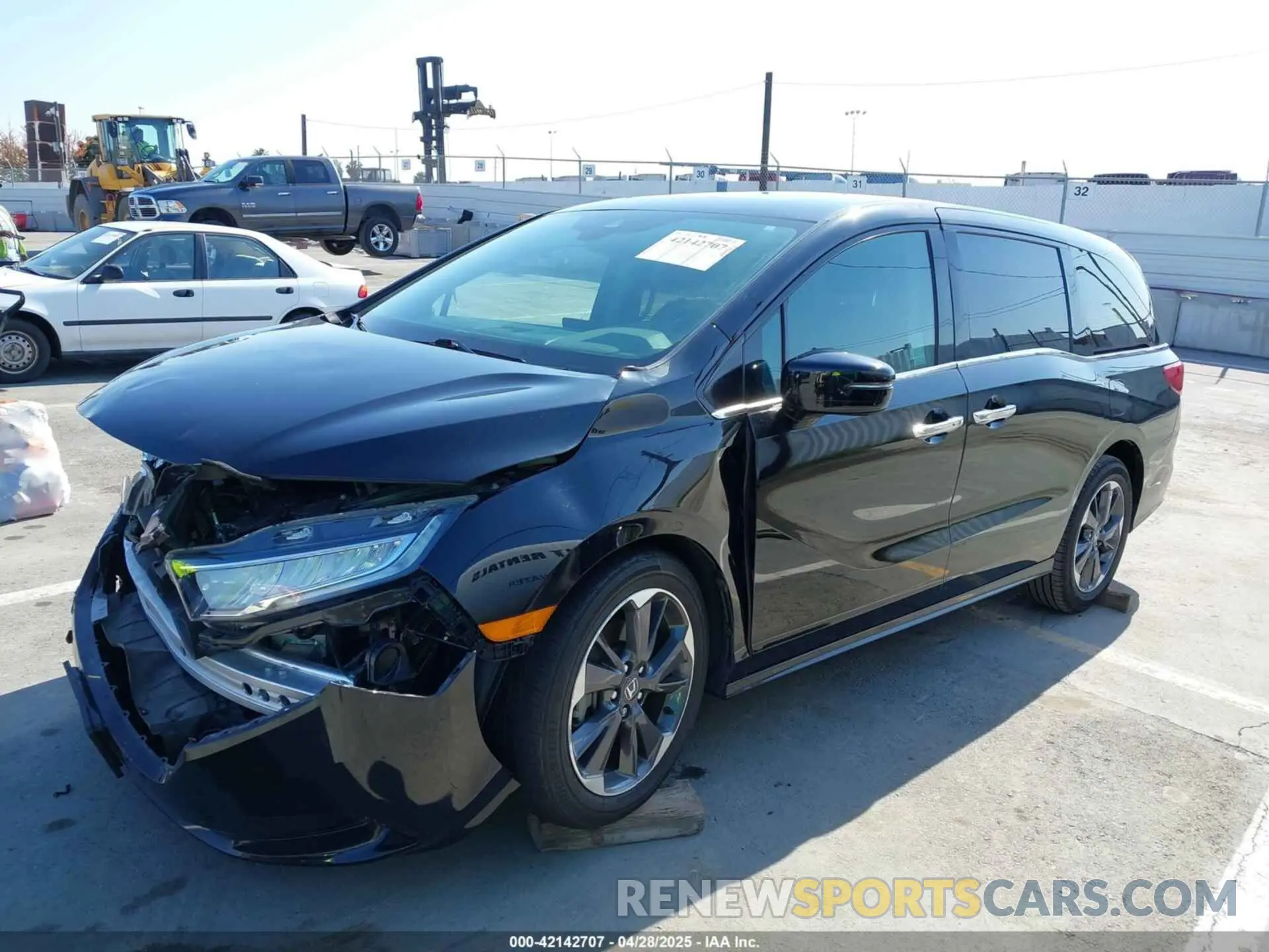 2 Photograph of a damaged car 5FNRL6H93NB051618 HONDA ODYSSEY 2022