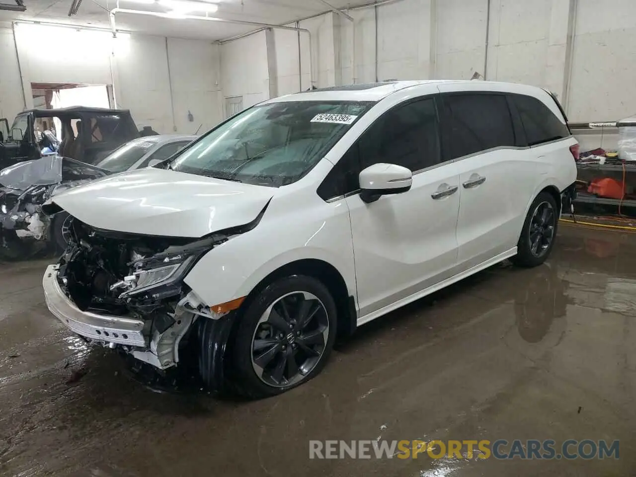 1 Photograph of a damaged car 5FNRL6H93NB065180 HONDA ODYSSEY 2022
