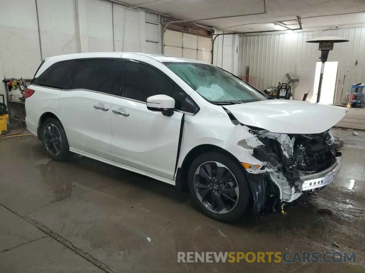 4 Photograph of a damaged car 5FNRL6H93NB065180 HONDA ODYSSEY 2022