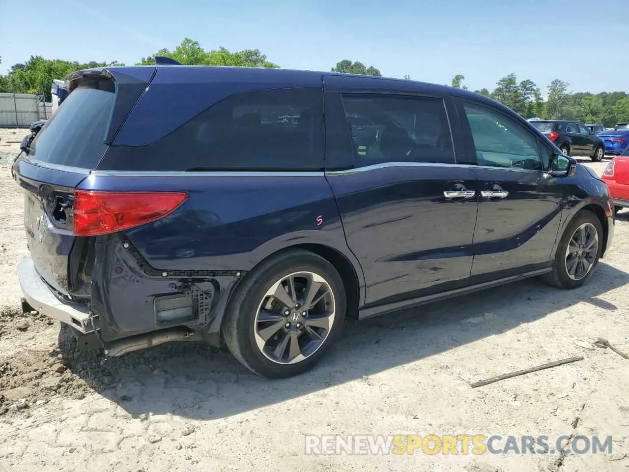 3 Photograph of a damaged car 5FNRL6H95NB056898 HONDA ODYSSEY 2022