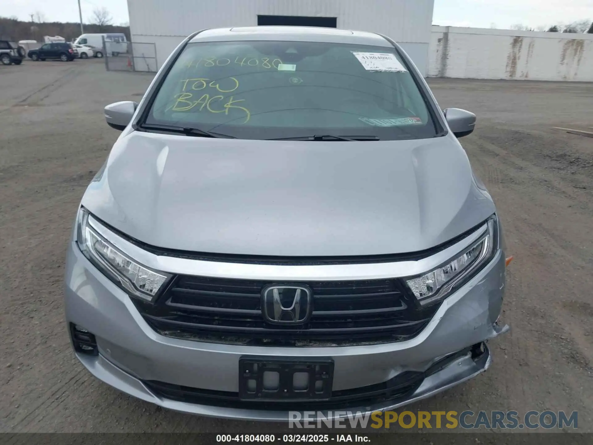 12 Photograph of a damaged car 5FNRL6H9XNB055293 HONDA ODYSSEY 2022