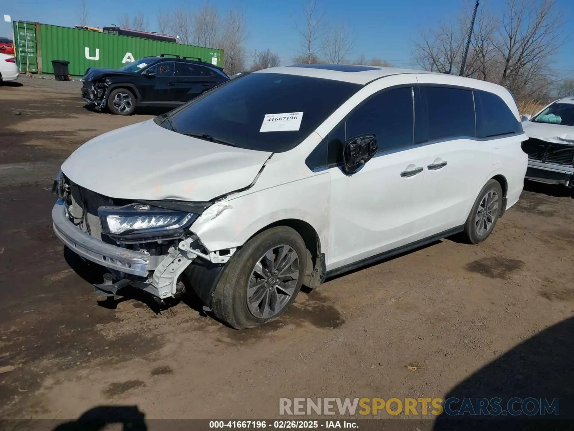 2 Photograph of a damaged car 5FNRL6H60PB056011 HONDA ODYSSEY 2023