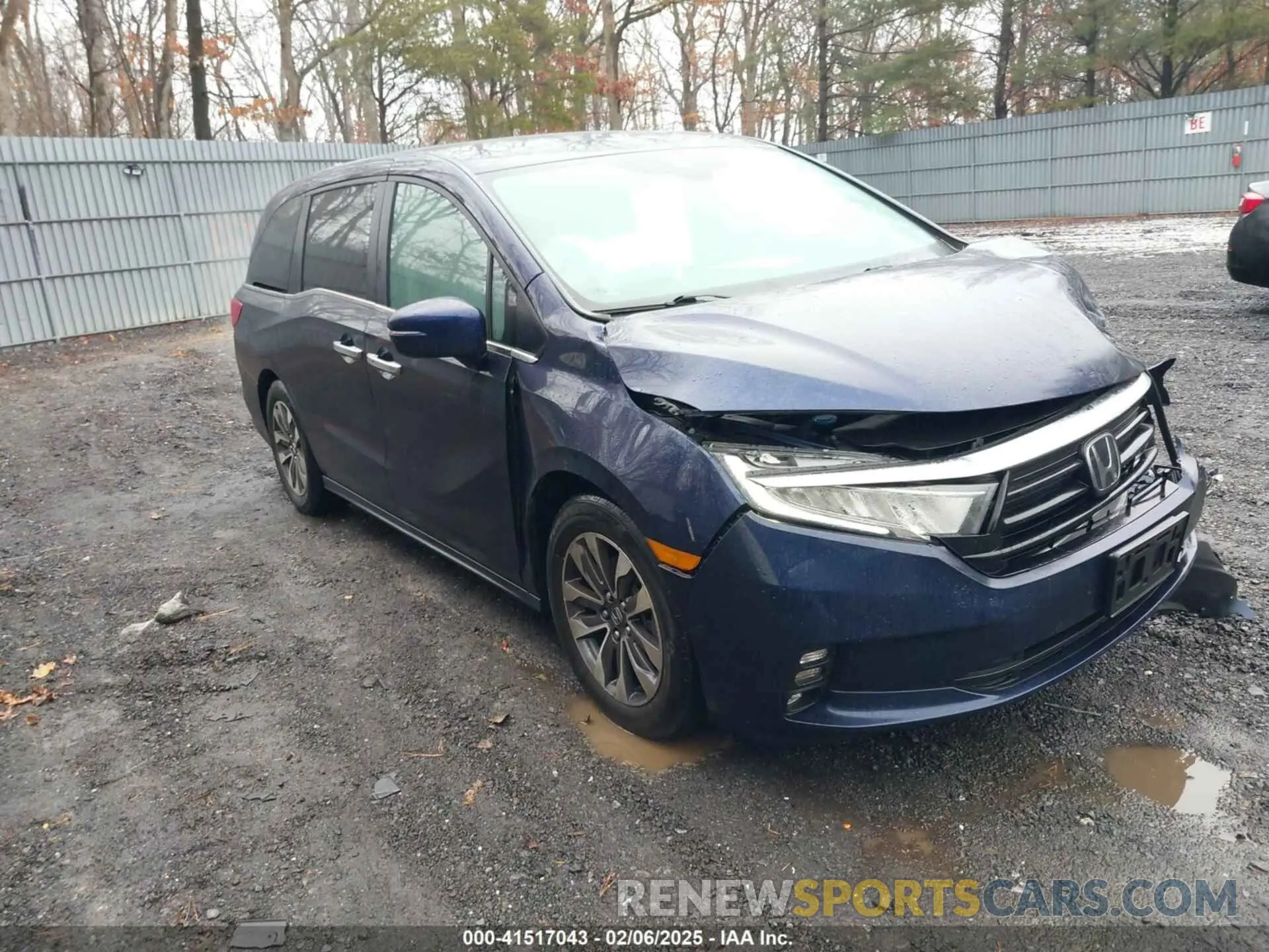 1 Photograph of a damaged car 5FNRL6H62PB036746 HONDA ODYSSEY 2023
