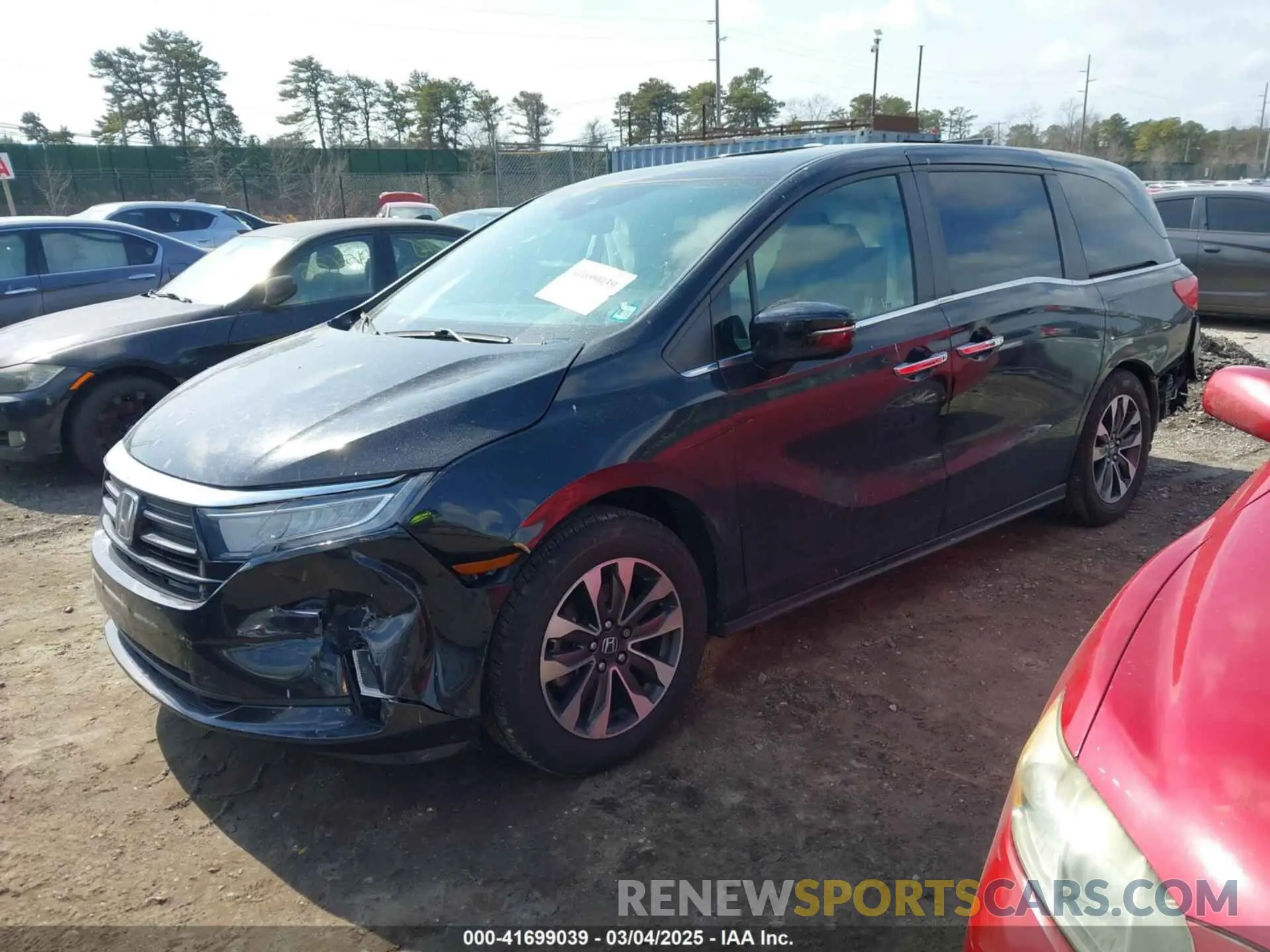 2 Photograph of a damaged car 5FNRL6H67PB029548 HONDA ODYSSEY 2023
