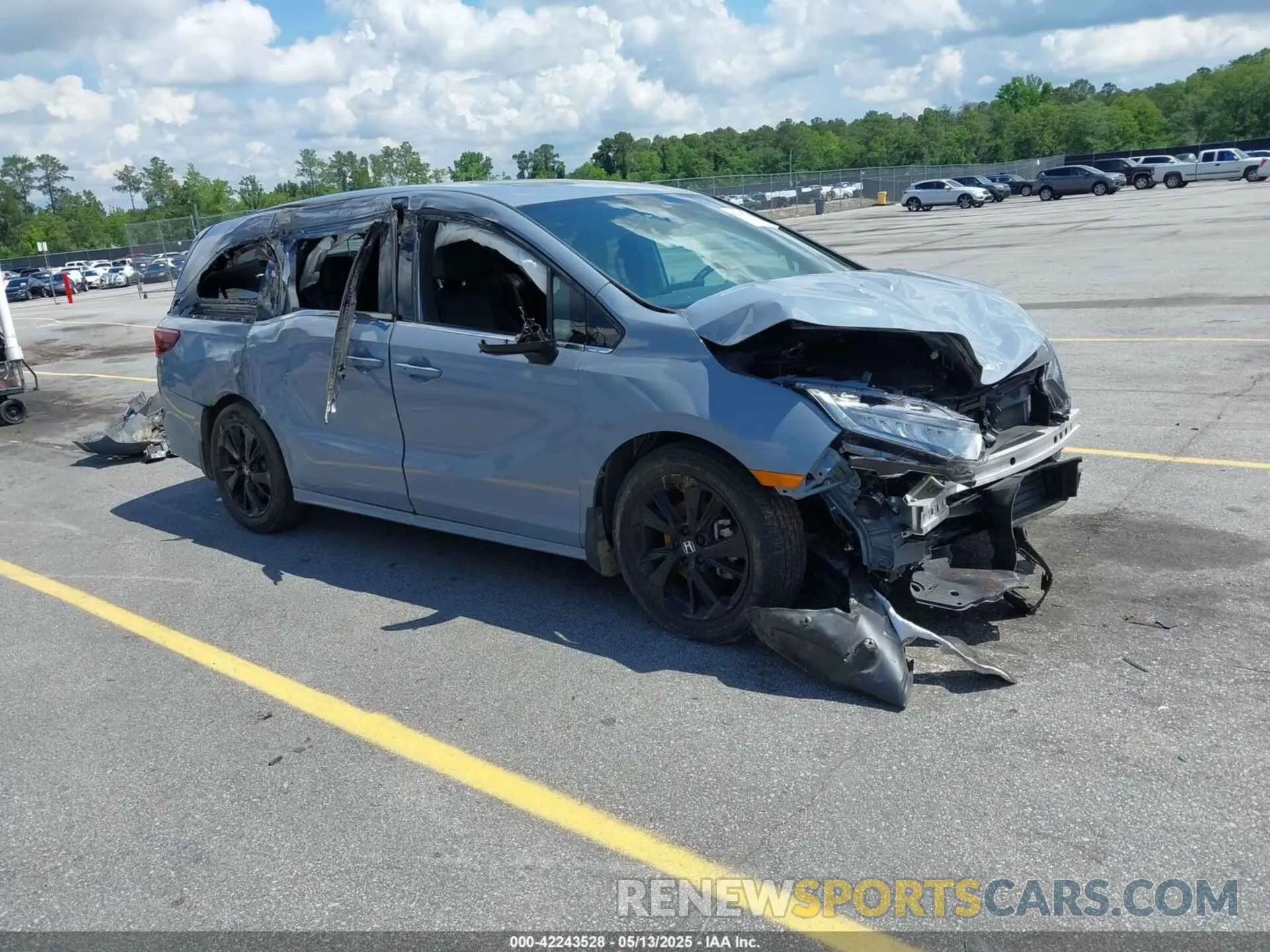 1 Photograph of a damaged car 5FNRL6H73PB048848 HONDA ODYSSEY 2023