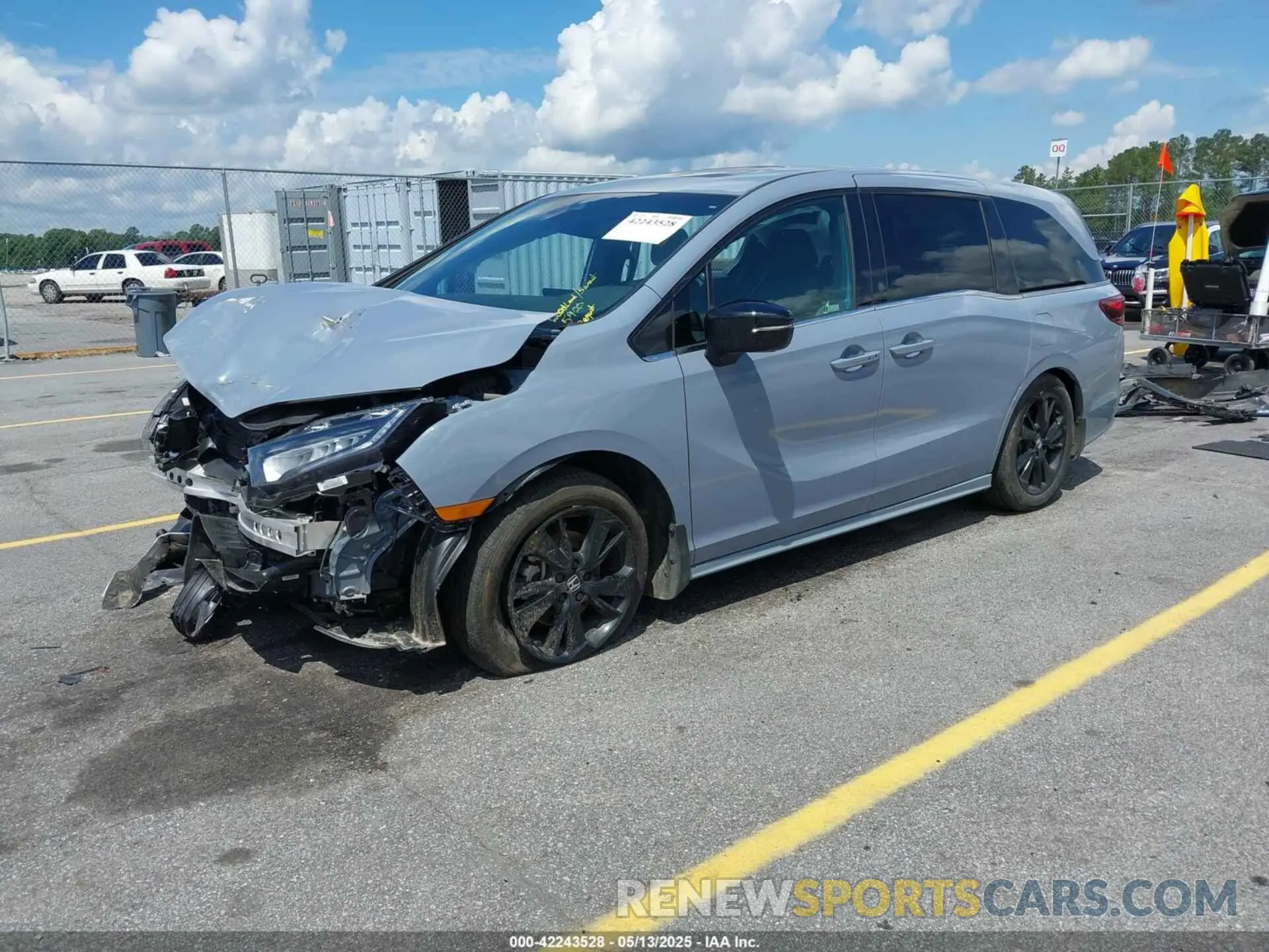 2 Photograph of a damaged car 5FNRL6H73PB048848 HONDA ODYSSEY 2023