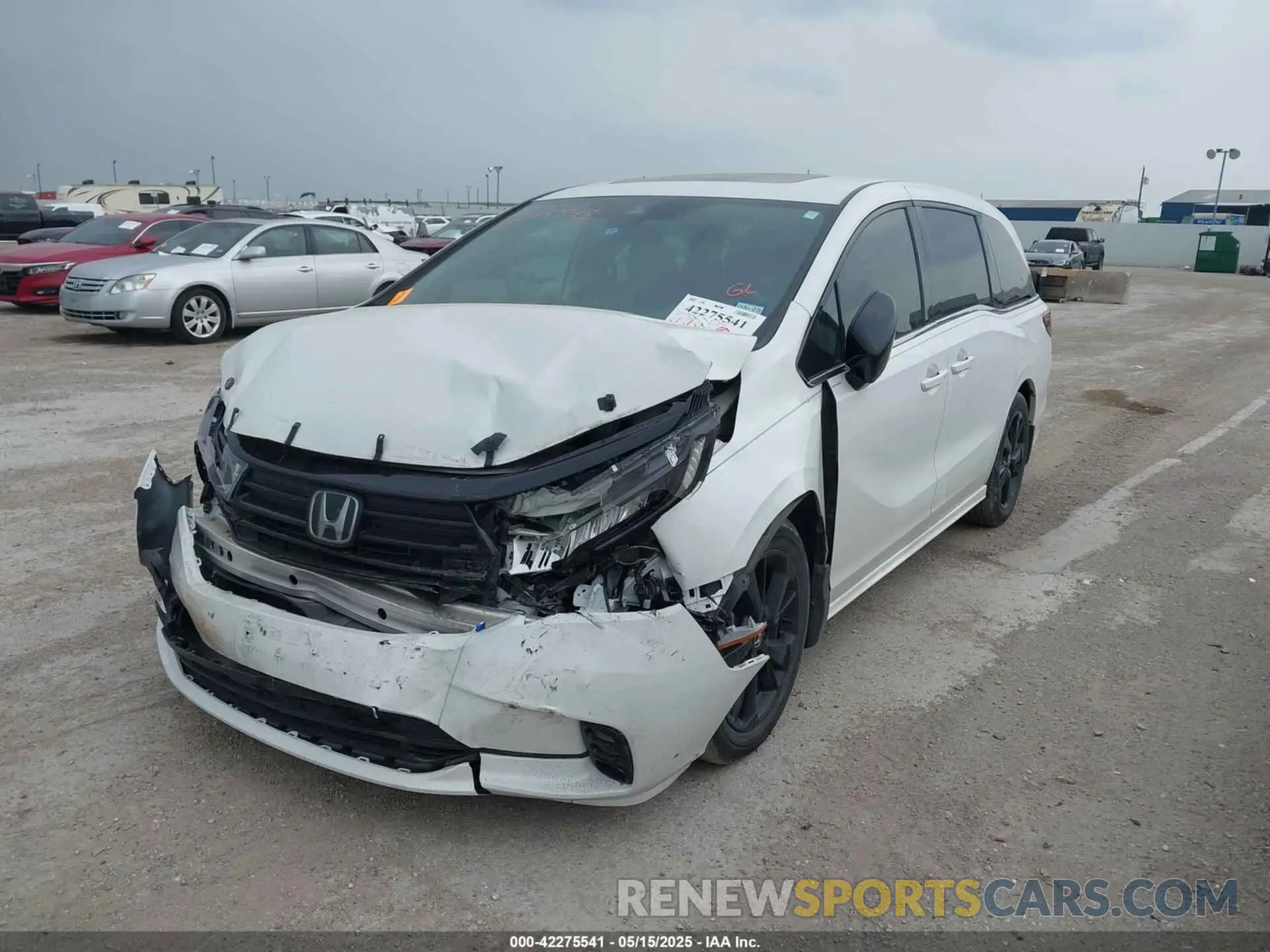 2 Photograph of a damaged car 5FNRL6H74PB045229 HONDA ODYSSEY 2023