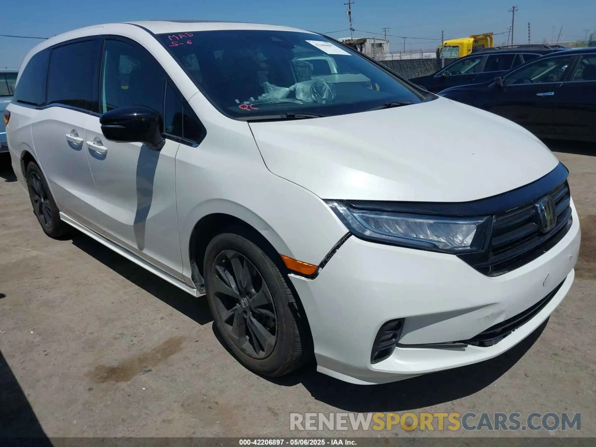1 Photograph of a damaged car 5FNRL6H74PB070034 HONDA ODYSSEY 2023